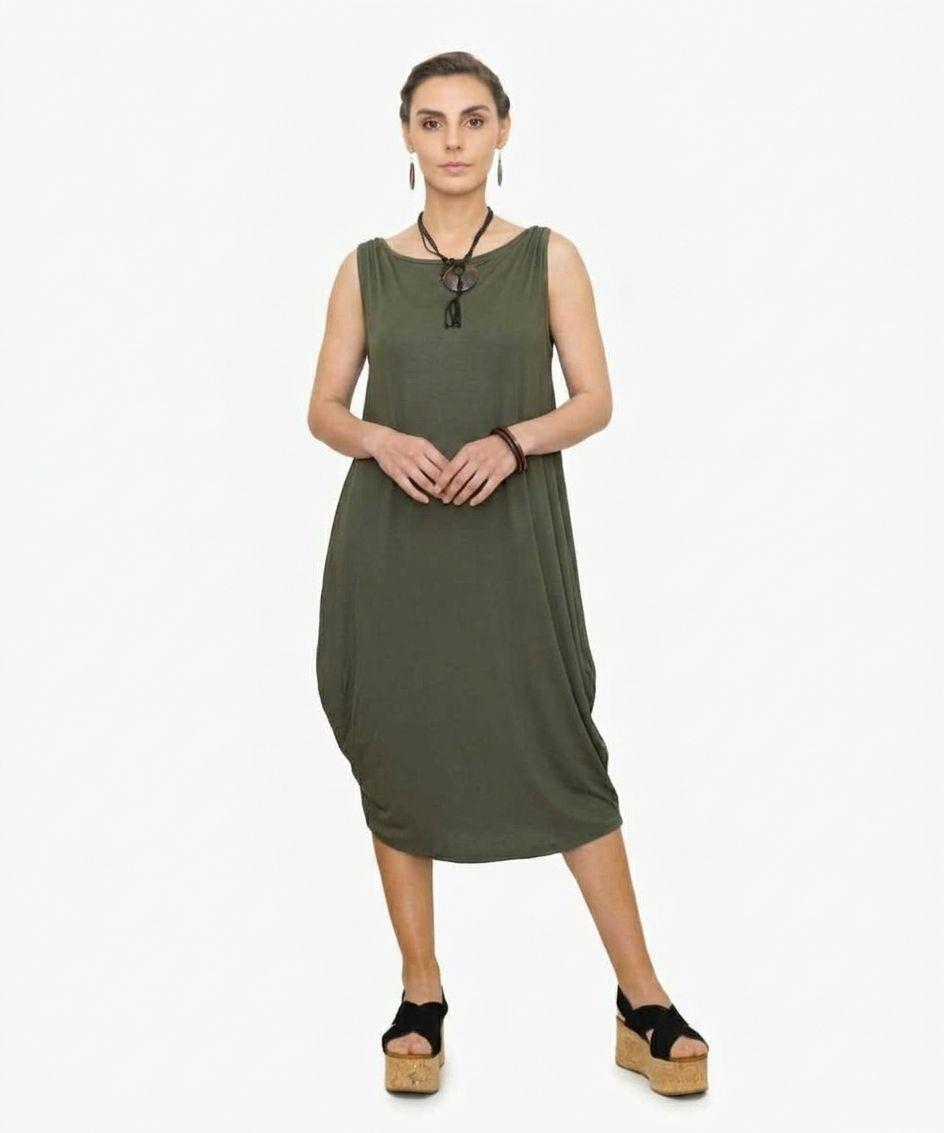 Vestido Recto Largo-0