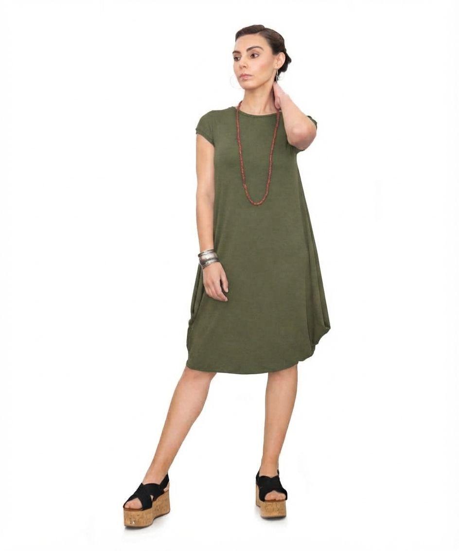 Vestido Drapeado Manguita-0