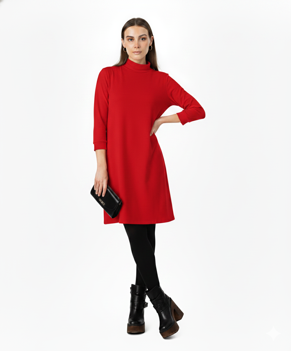 Vestido Beatle Cuadrado-0
