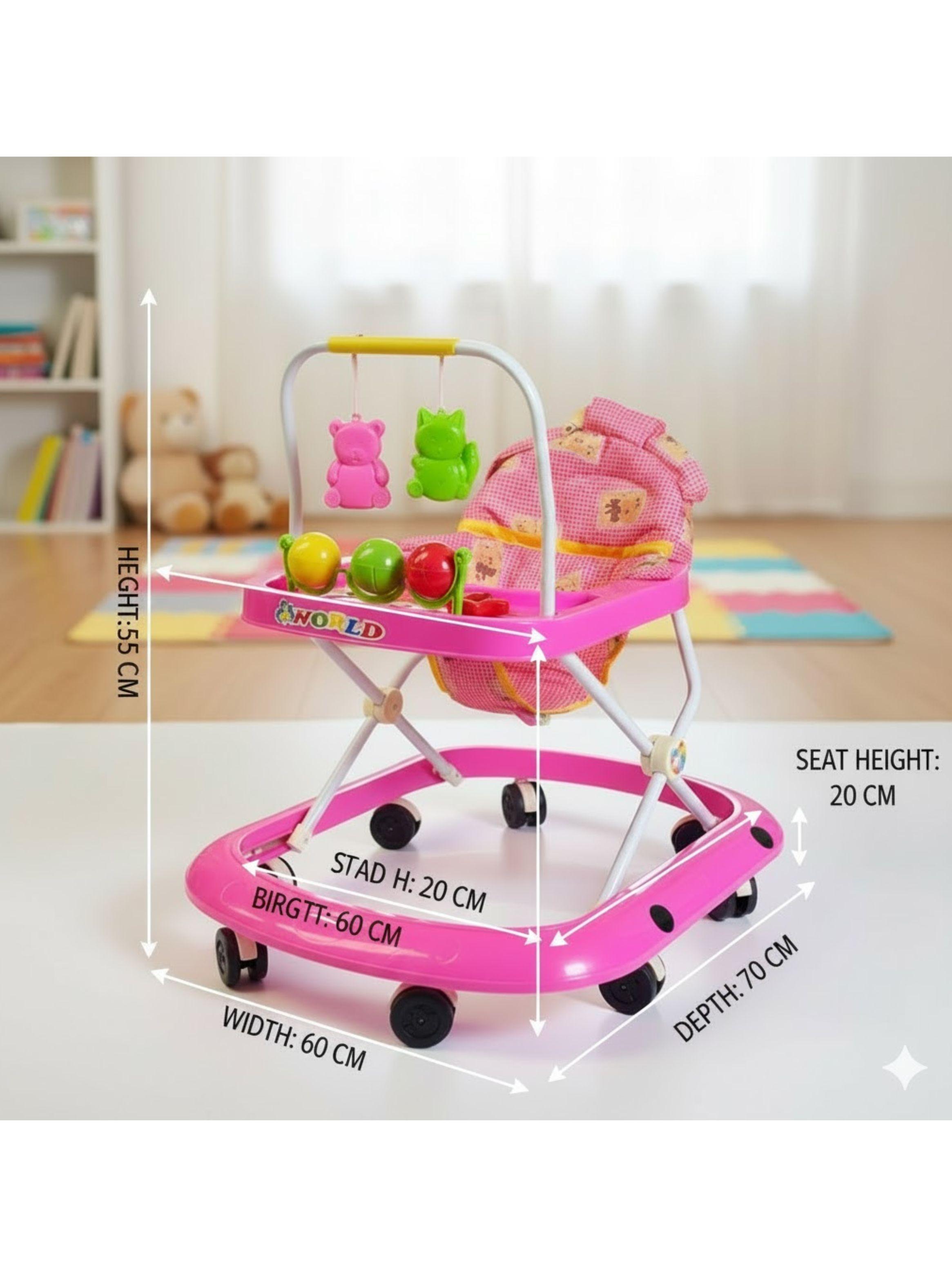 ANDADOR MULTIFUNCIONAL PARA BEBES CON ASIENTO ACOLCHADOS-3