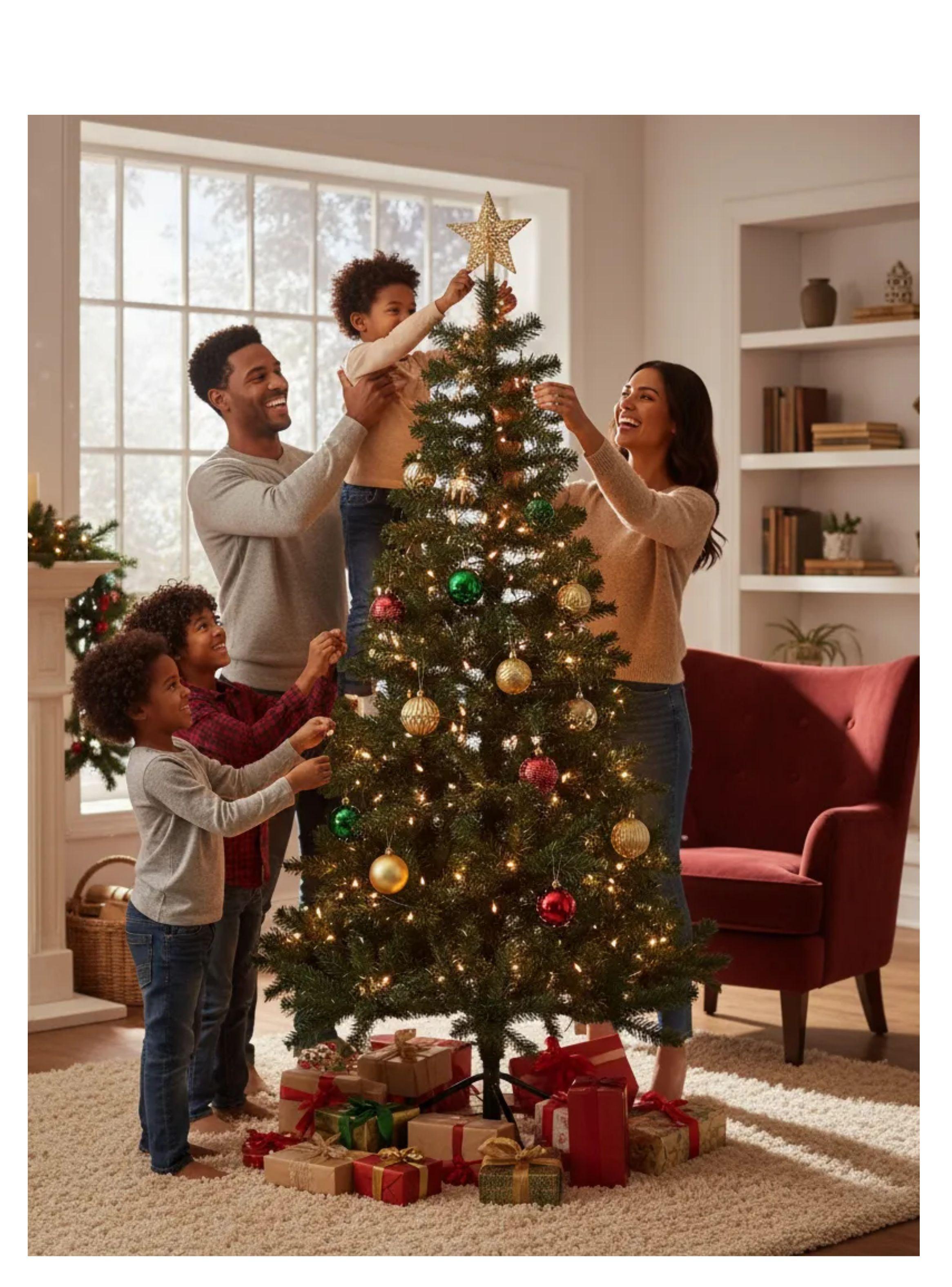 Arbol De Navidad Tradicional 150 Cm Verde 300 Ramas WYM-3