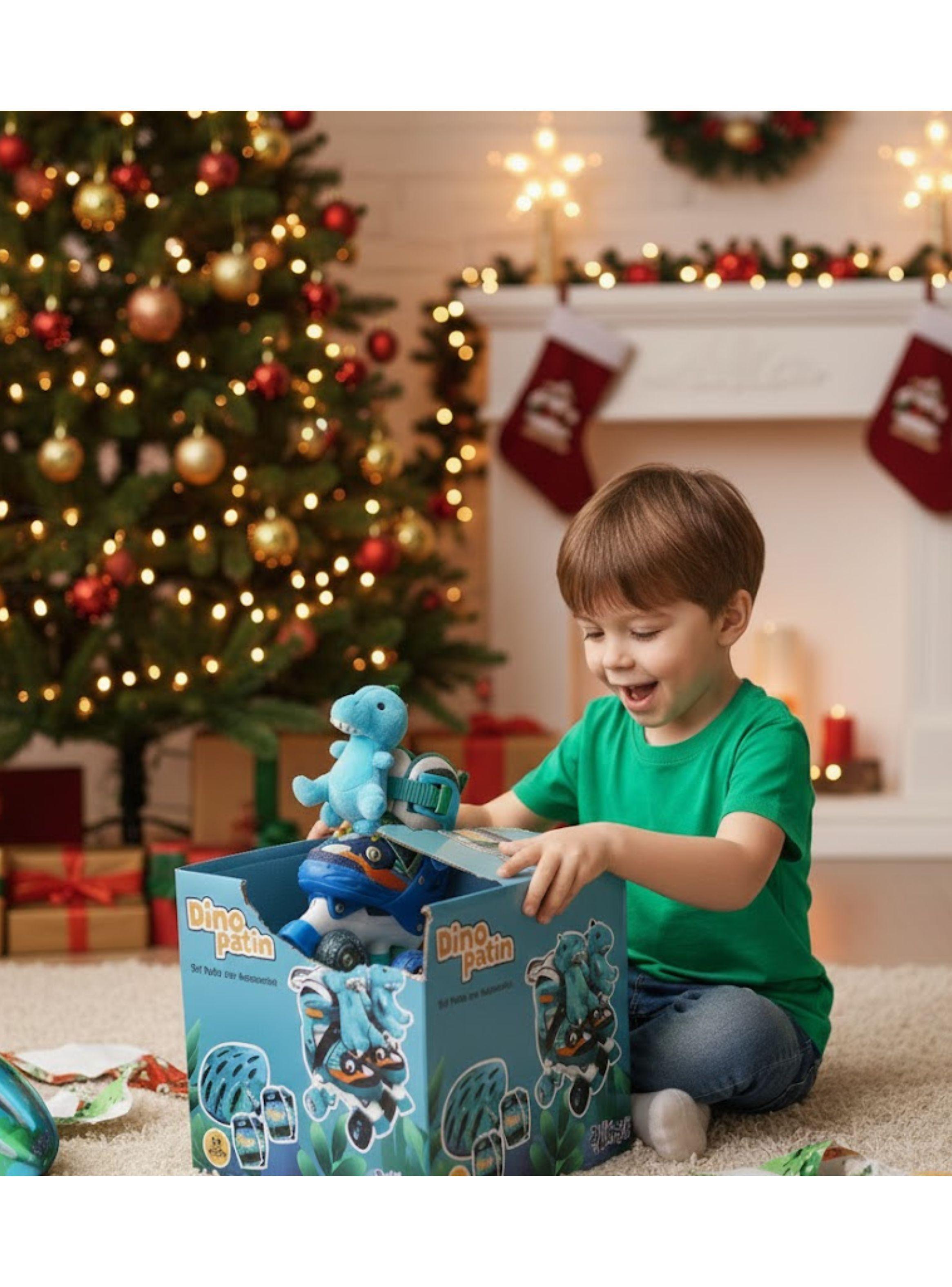 PATIN DE 4 RUEDAS DINOPATIN CON ACCESORIOS TALLA XS DEL 27 AL30-3