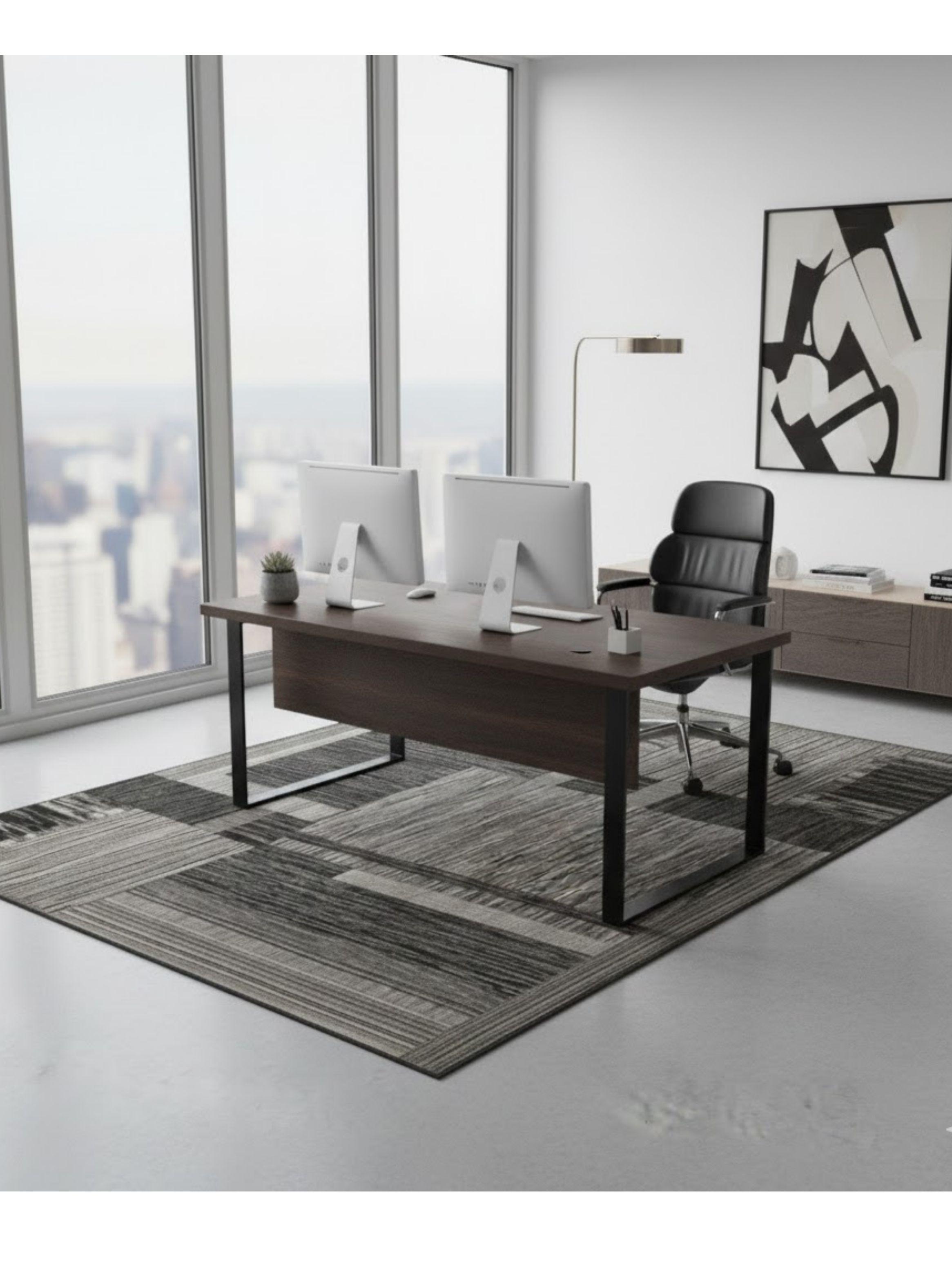 ALFOMBRA RECTANGULAR ANTIDESLIZANTE CON DISE O RAYAS GRIS OSCURO 200CMX240CM WYM-2