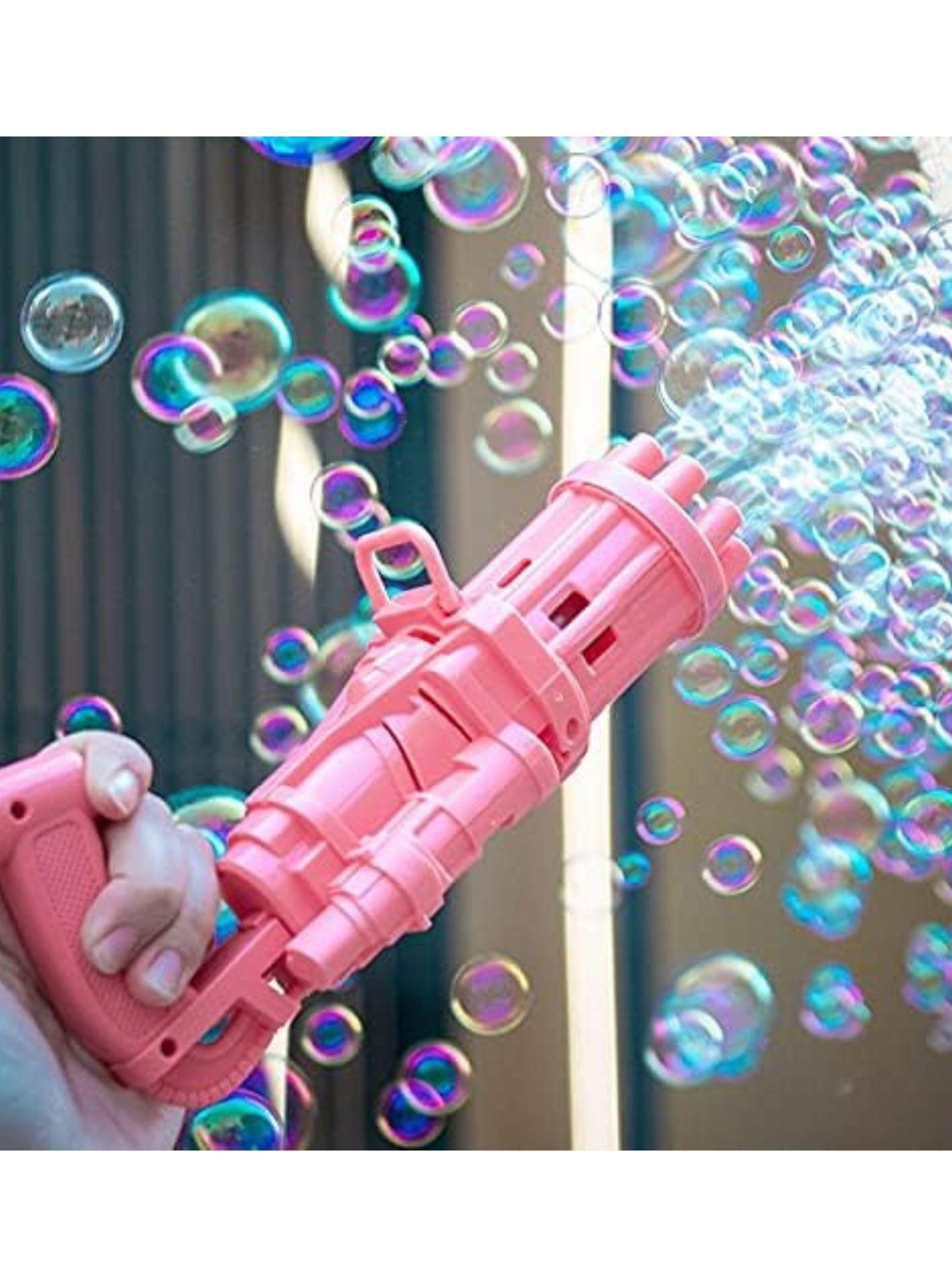 PISTOLA DE BURBUJAS ELECTRICA MINI GATLING 20CM BL-3
