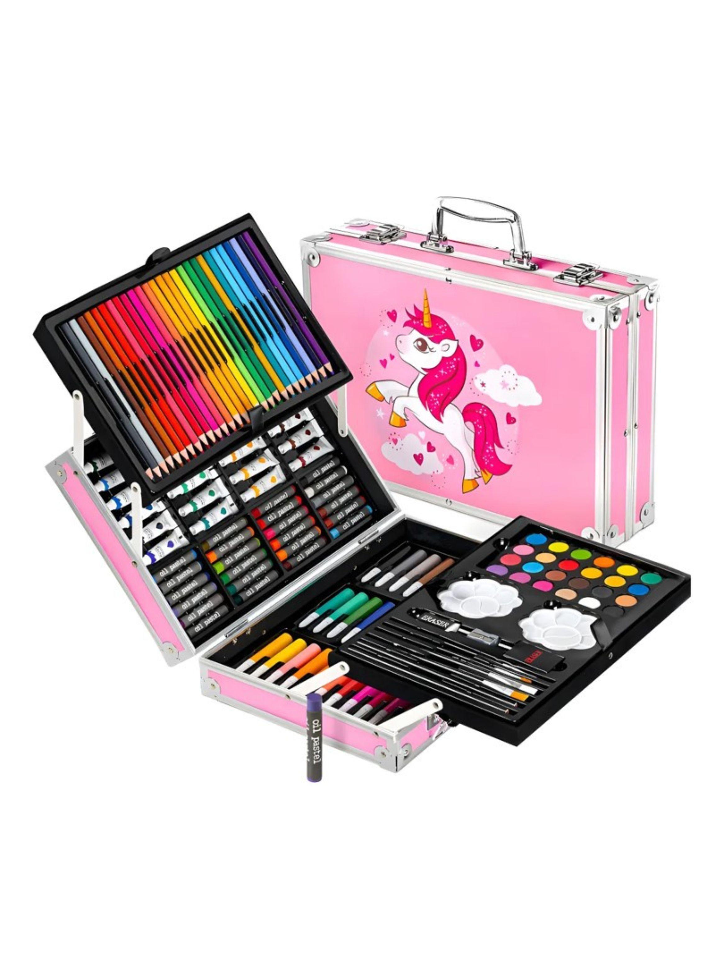 MALETIN DE ARTE PROFESIONAL 145 PIEZAS SET DE ARTE GH-3