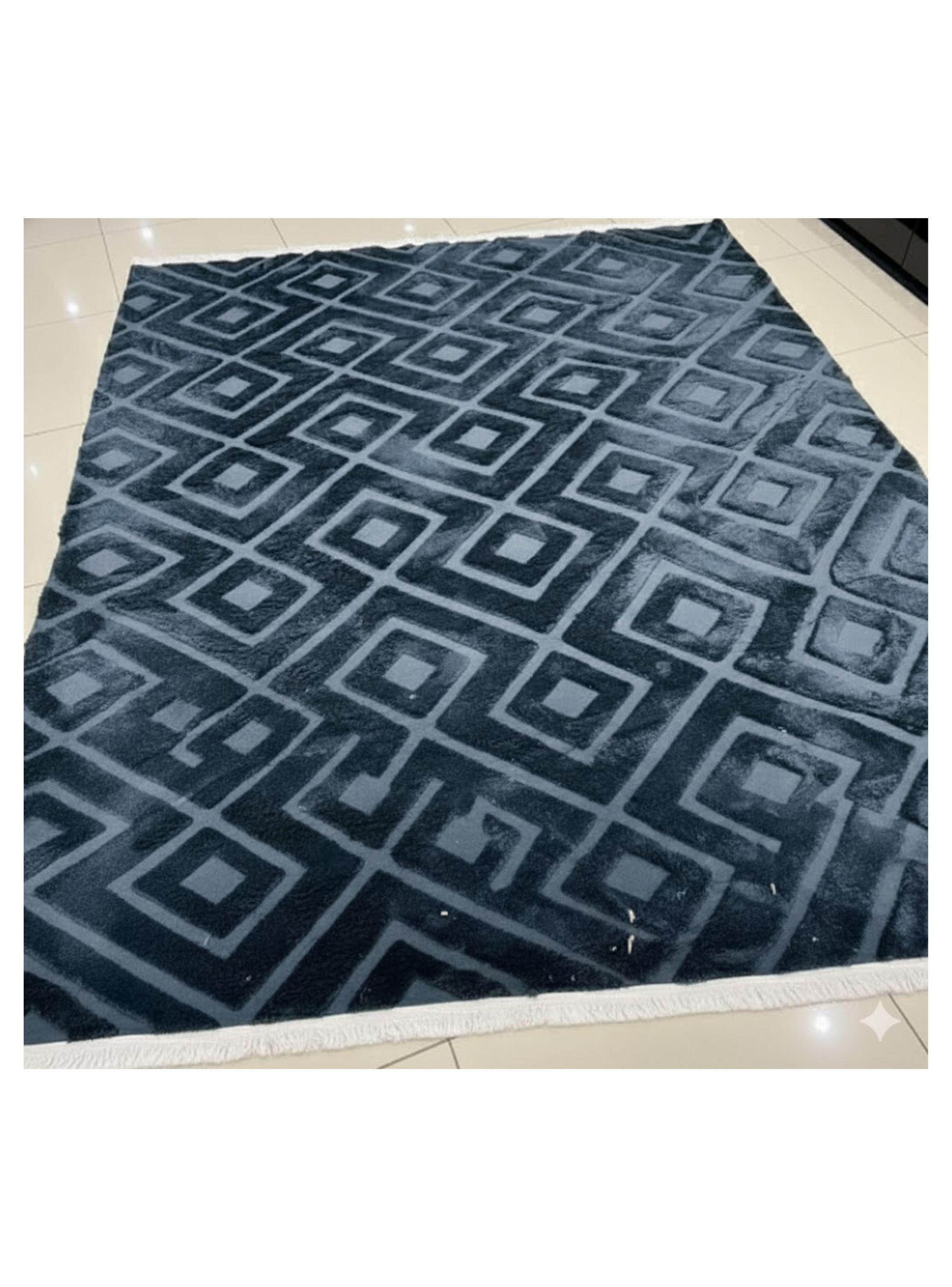 ALFOMBRA JACQUARD TEXTURIZADO CON DISENO GEOMETRICO 200CM X 240CM FY-2