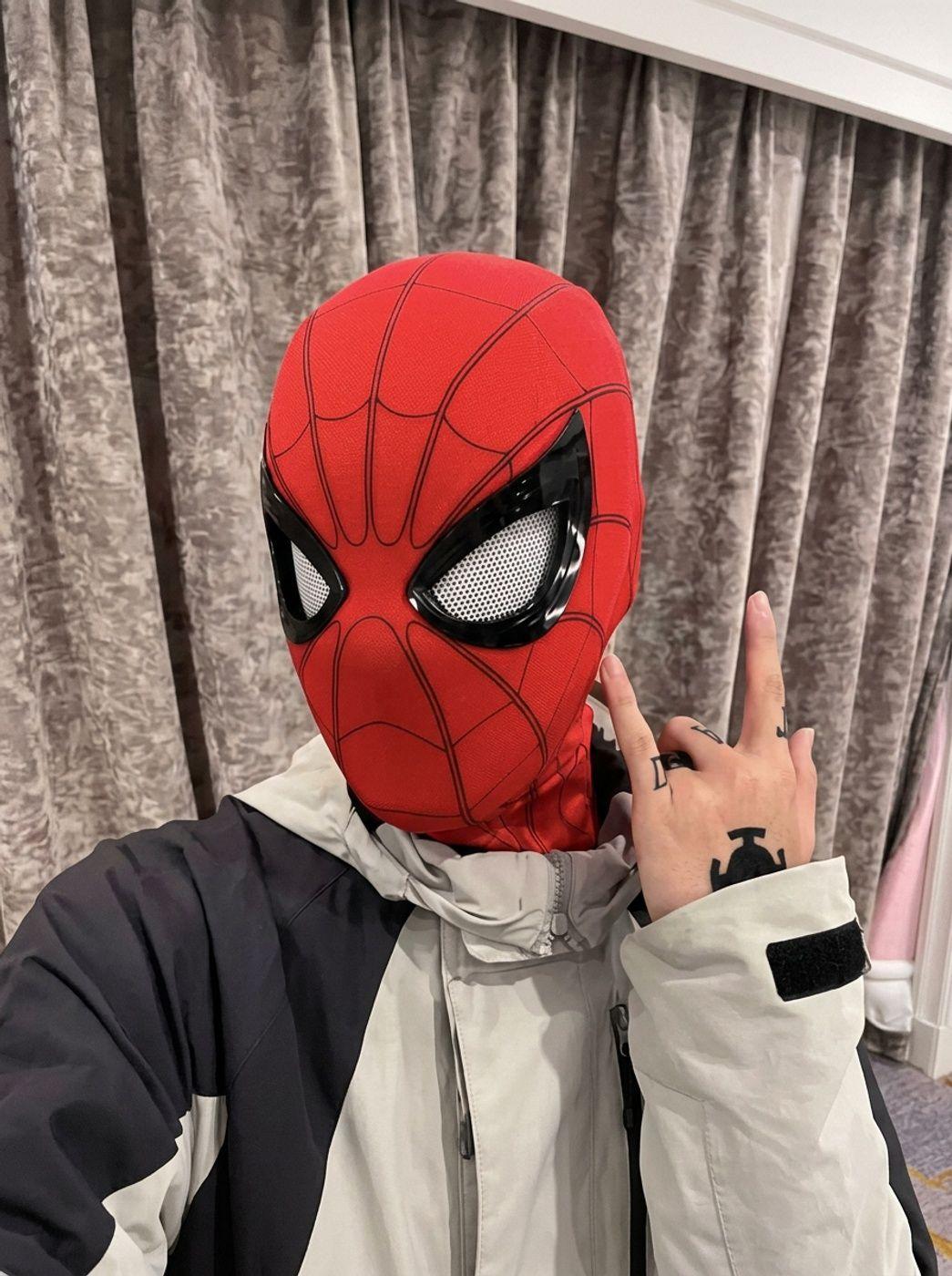 M scara Spider Man Cosplay Ojos M viles-0