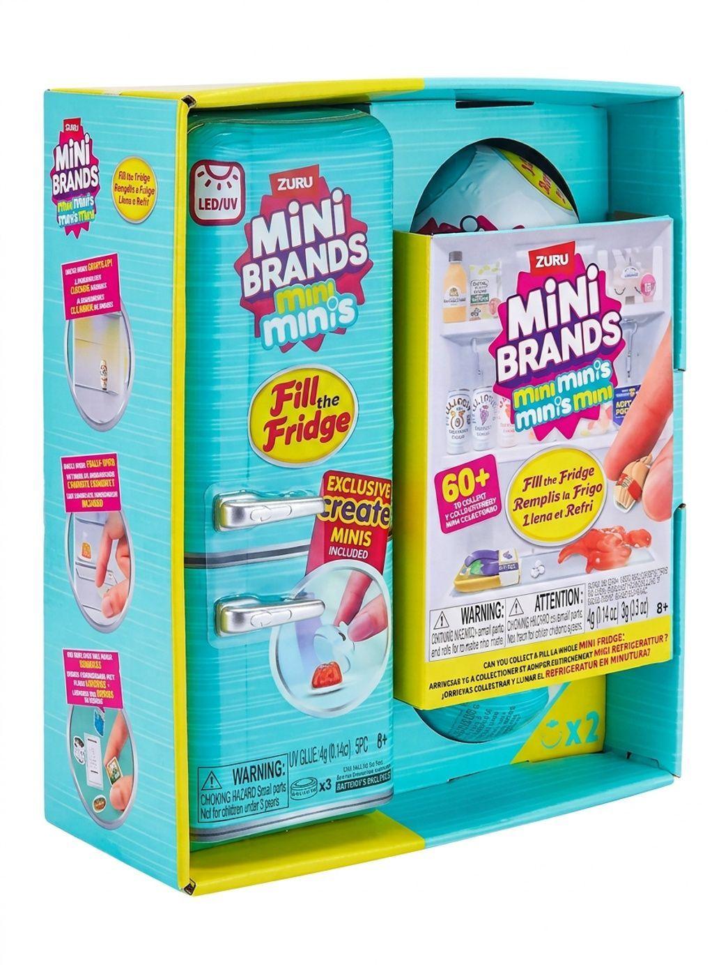Mini Brands Kit De Nevera Playset de Refrigerador 2 Bolas-0