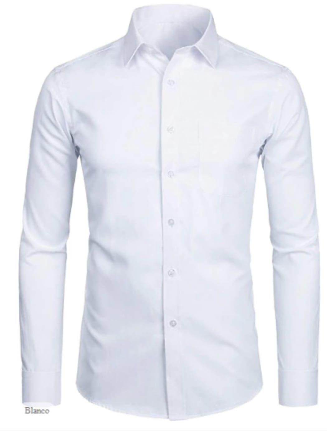 Camisa de Vestir Manga Larga-0