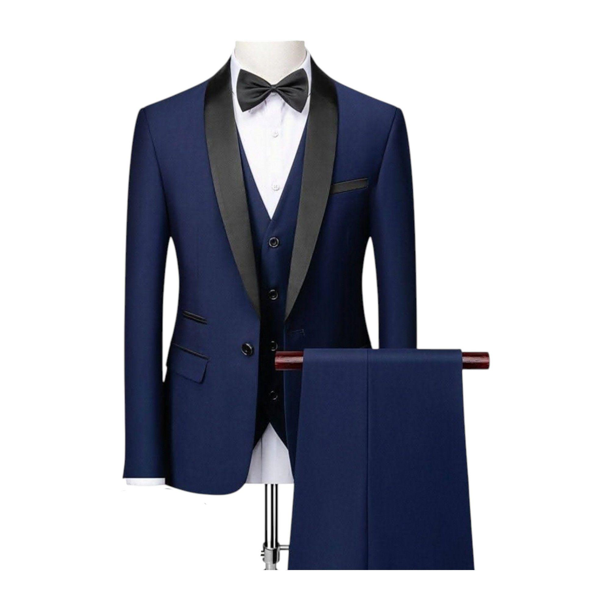 Traje 4 Piezas Elegante para Hombre-0