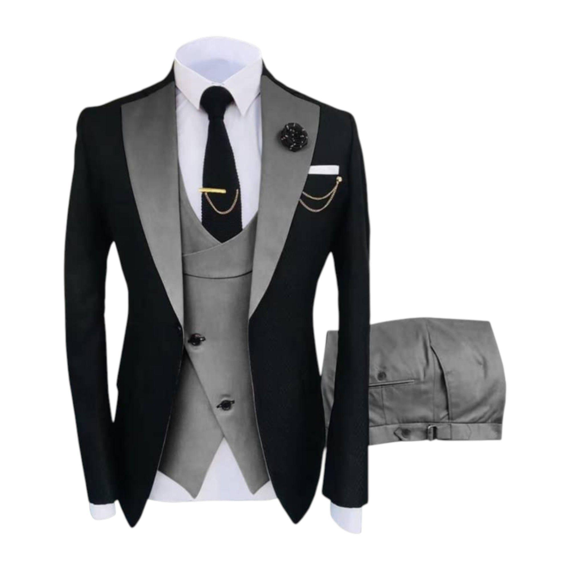 Traje de Hombre 4 Piezas Formal-1