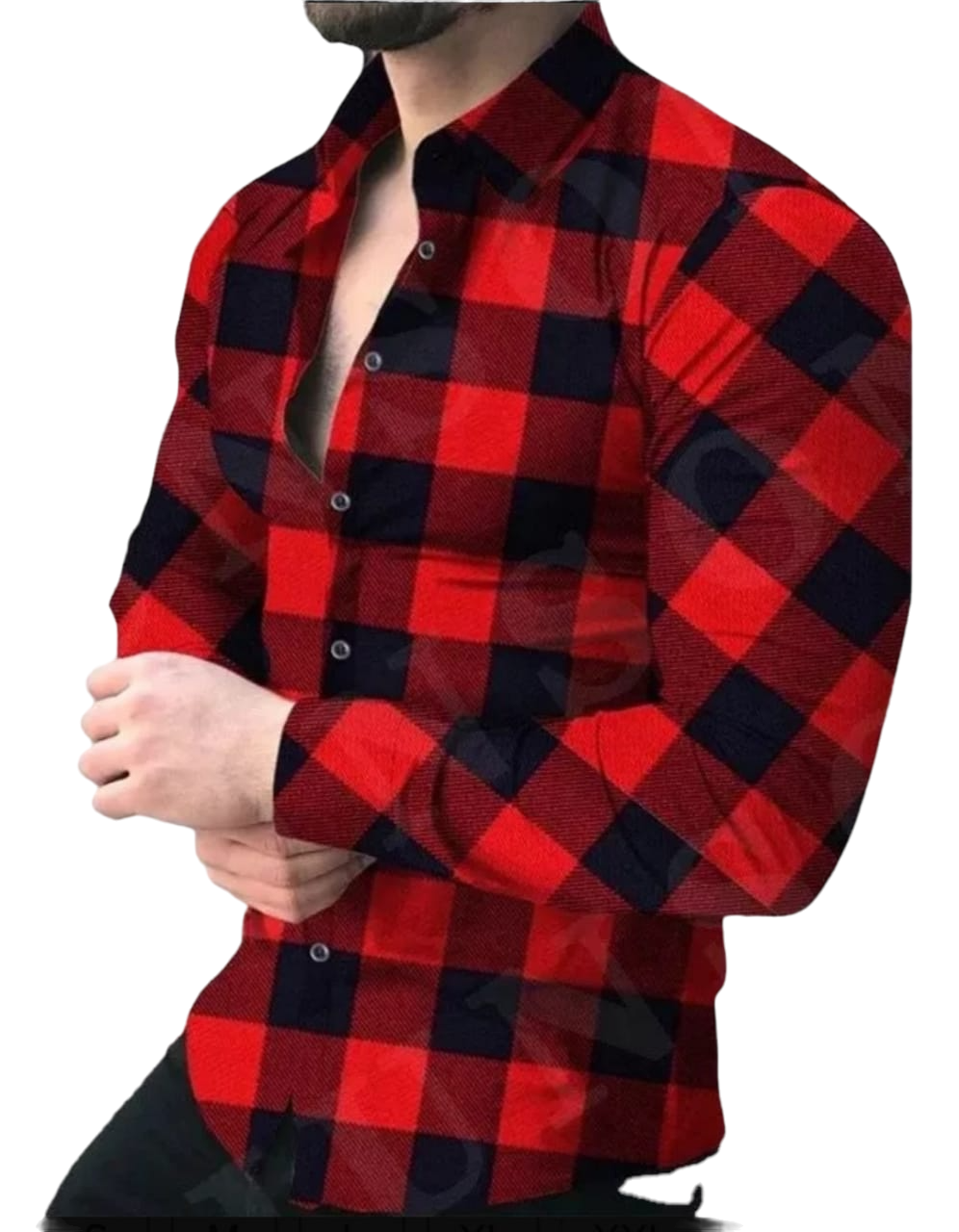 Camisa a Cuadros para Hombre-2