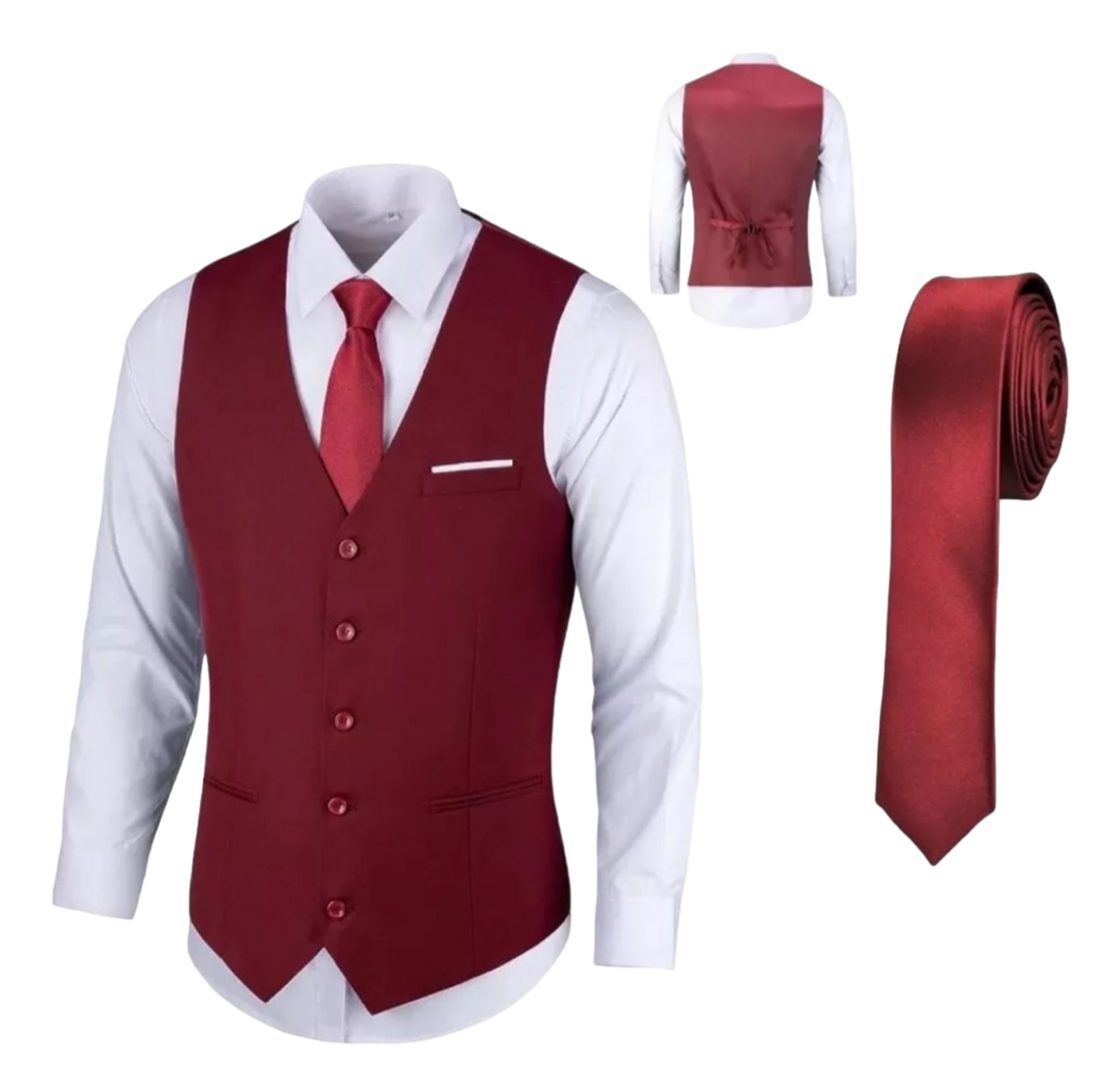 Traje para Hombre de 3 Piezas-0