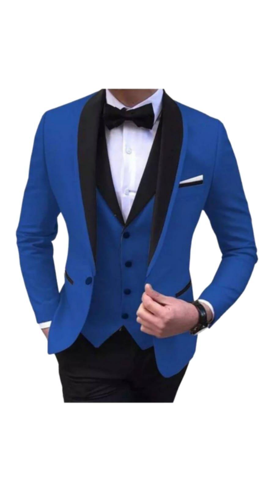 Esmoquin de 4 Piezas para Hombre Fino-1