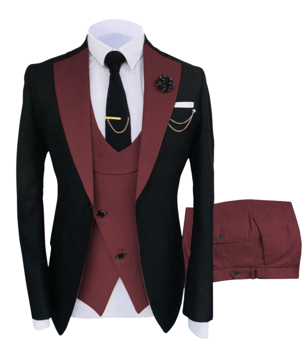 Traje para Hombre 4 Piezas Elegante-1
