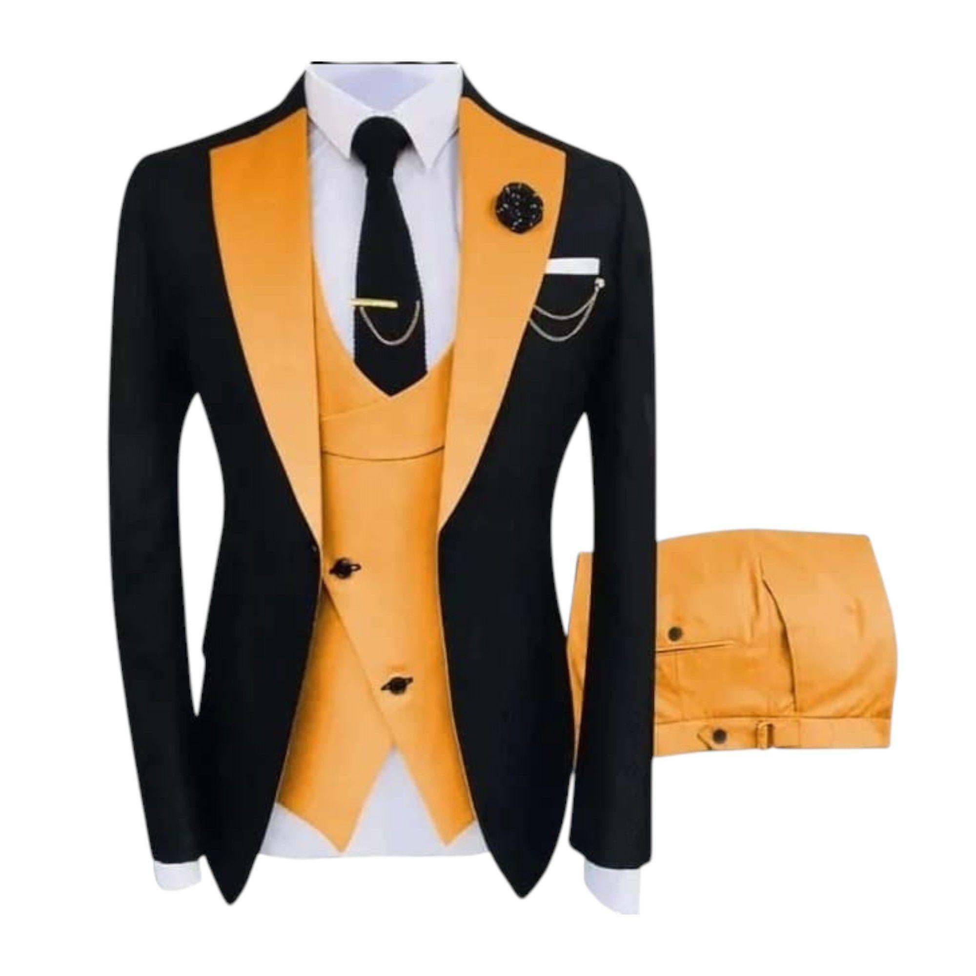 Traje para Hombre 4 Piezas Elegante-0