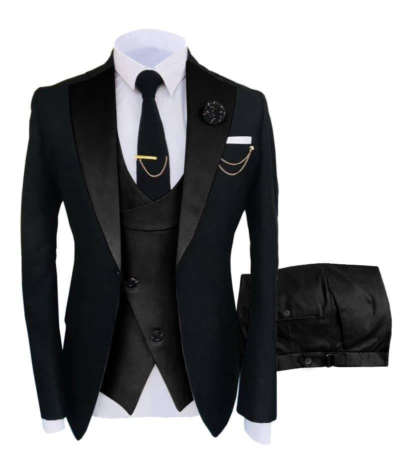 Traje de 3 Piezas Para Novio -2