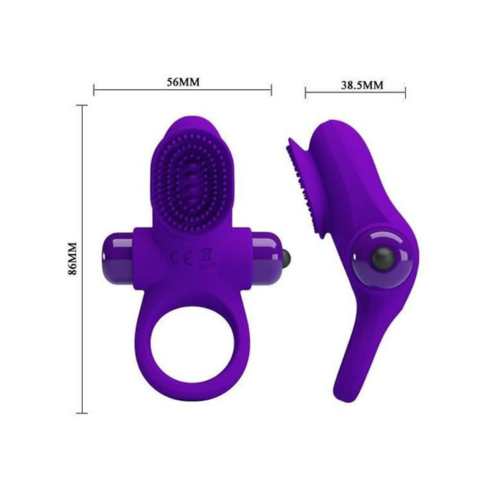 ANILLO VIBRADOR CON ESTIMULACION COCK RING II -3