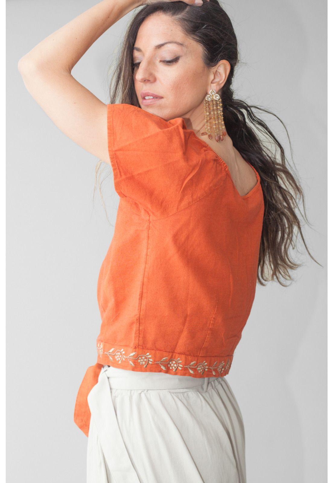 BLUSA YAKSHI TANGERINE-1