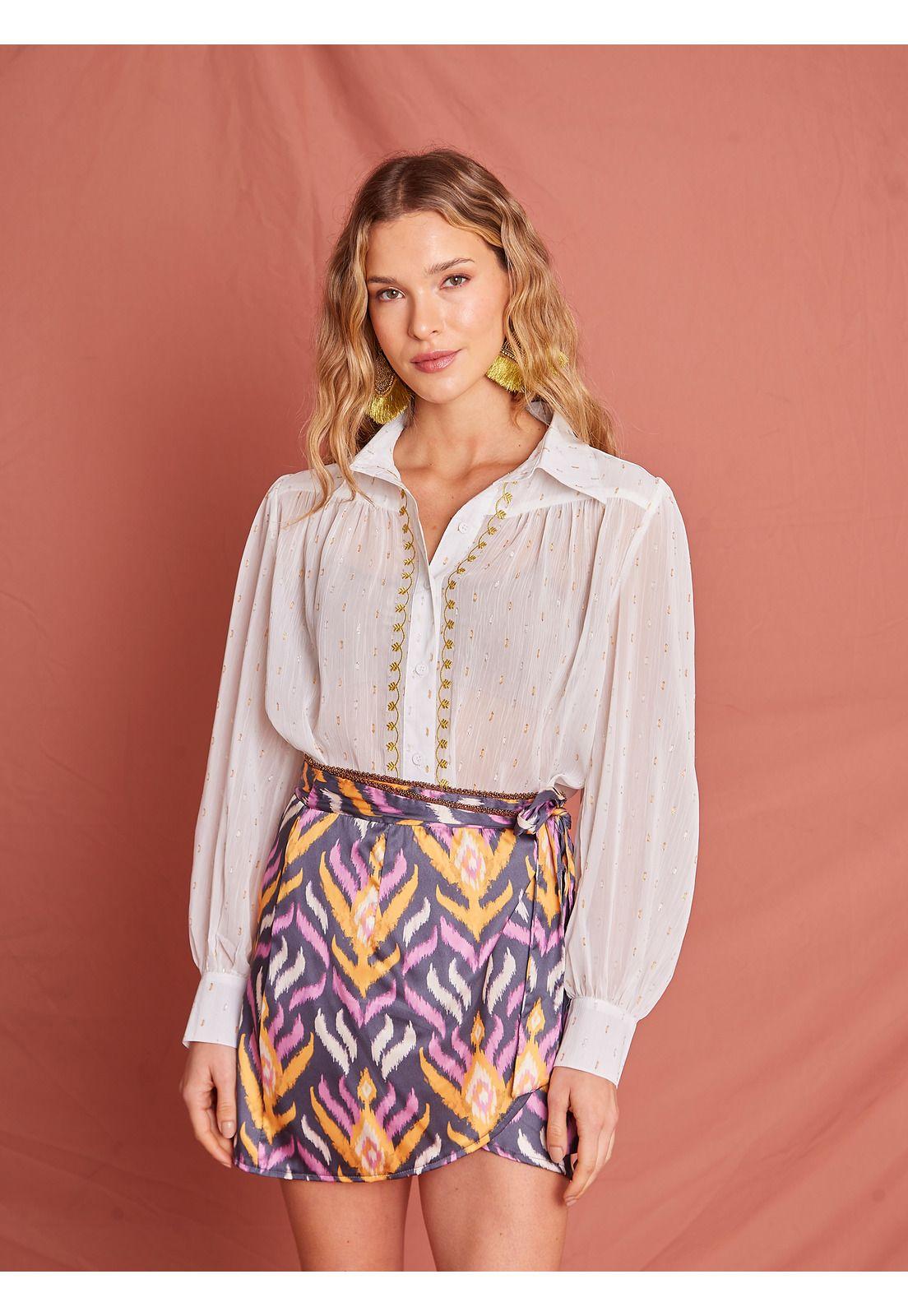 BLUSA RUSH LUREX WHITE-0