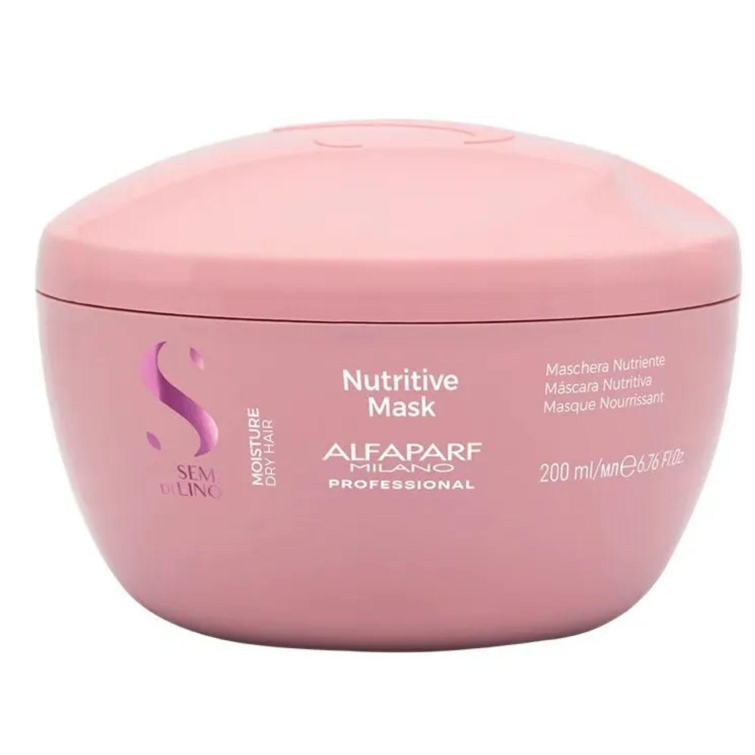 Kit Shampoo + Mascarilla Nutrición Semi Di Lino Alfaparf-2