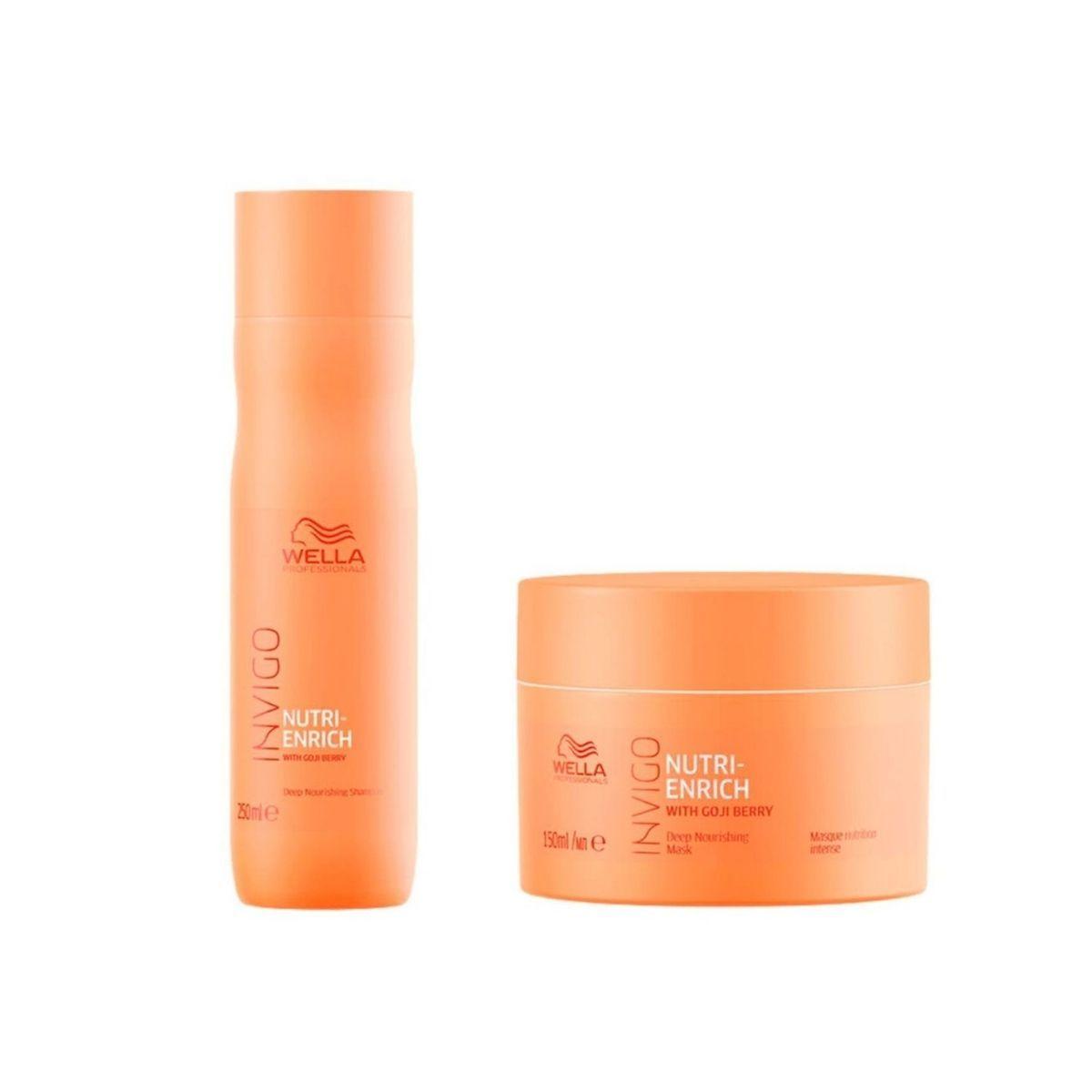 Pack Wella Invigo Enrich Shampoo 250 Ml + Mask 150 Ml-1