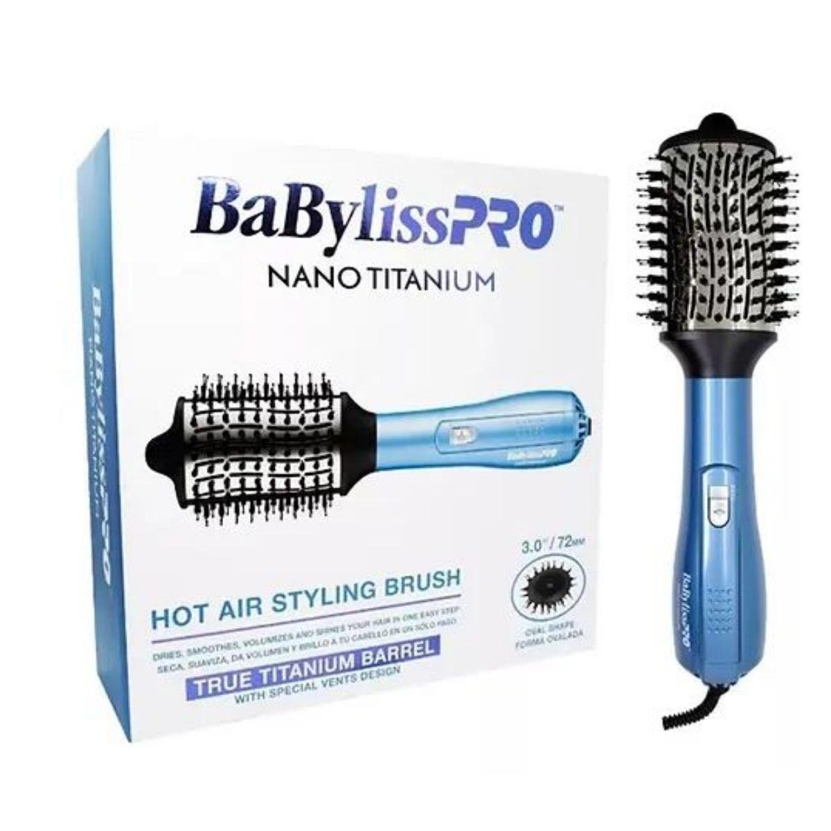 Cepillo Secador BabylissPro Hot Brush Nano Titanium 72mm-1