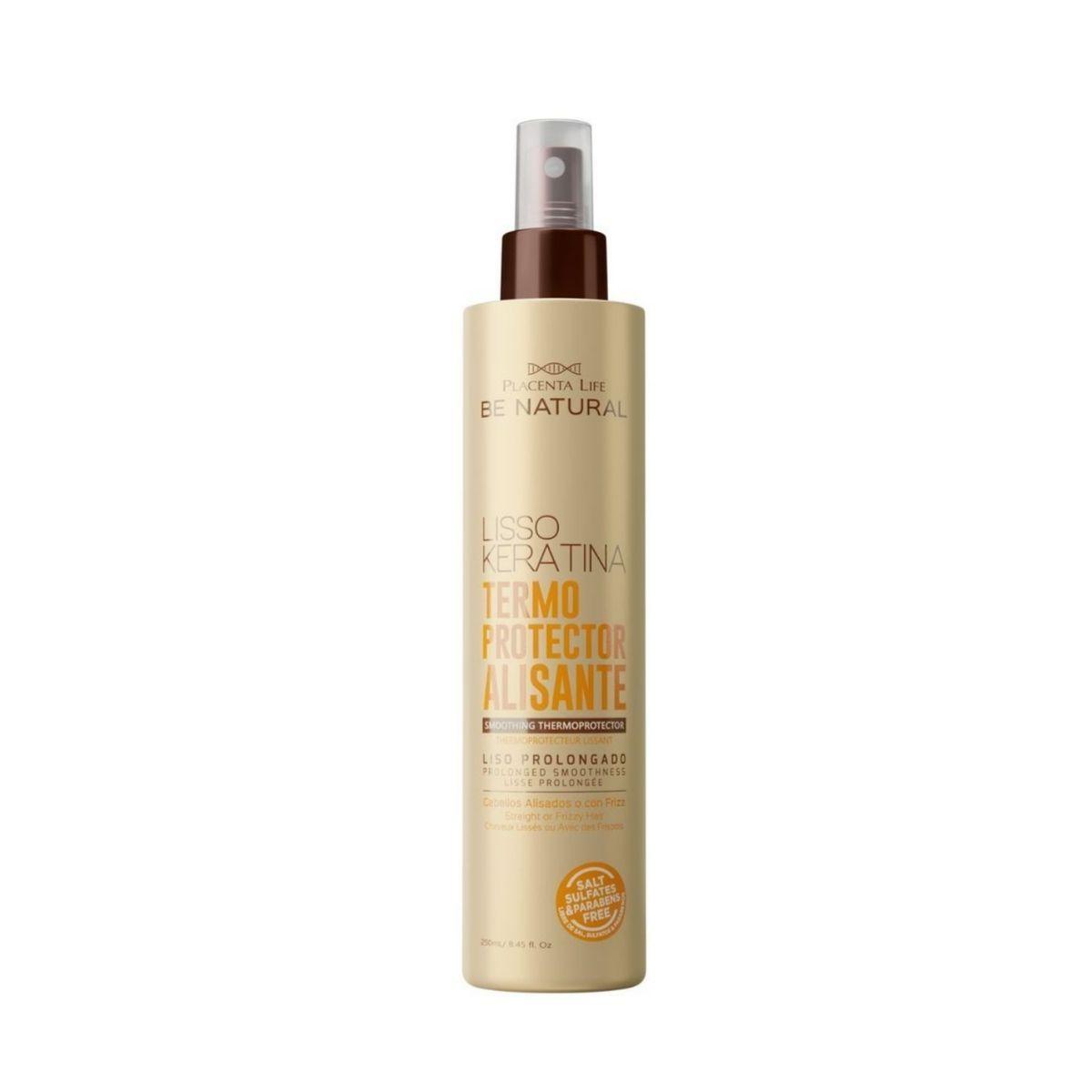 Set Lisso Keratina Shampoo Y Acondicionador Termo Protector Be Natural-3