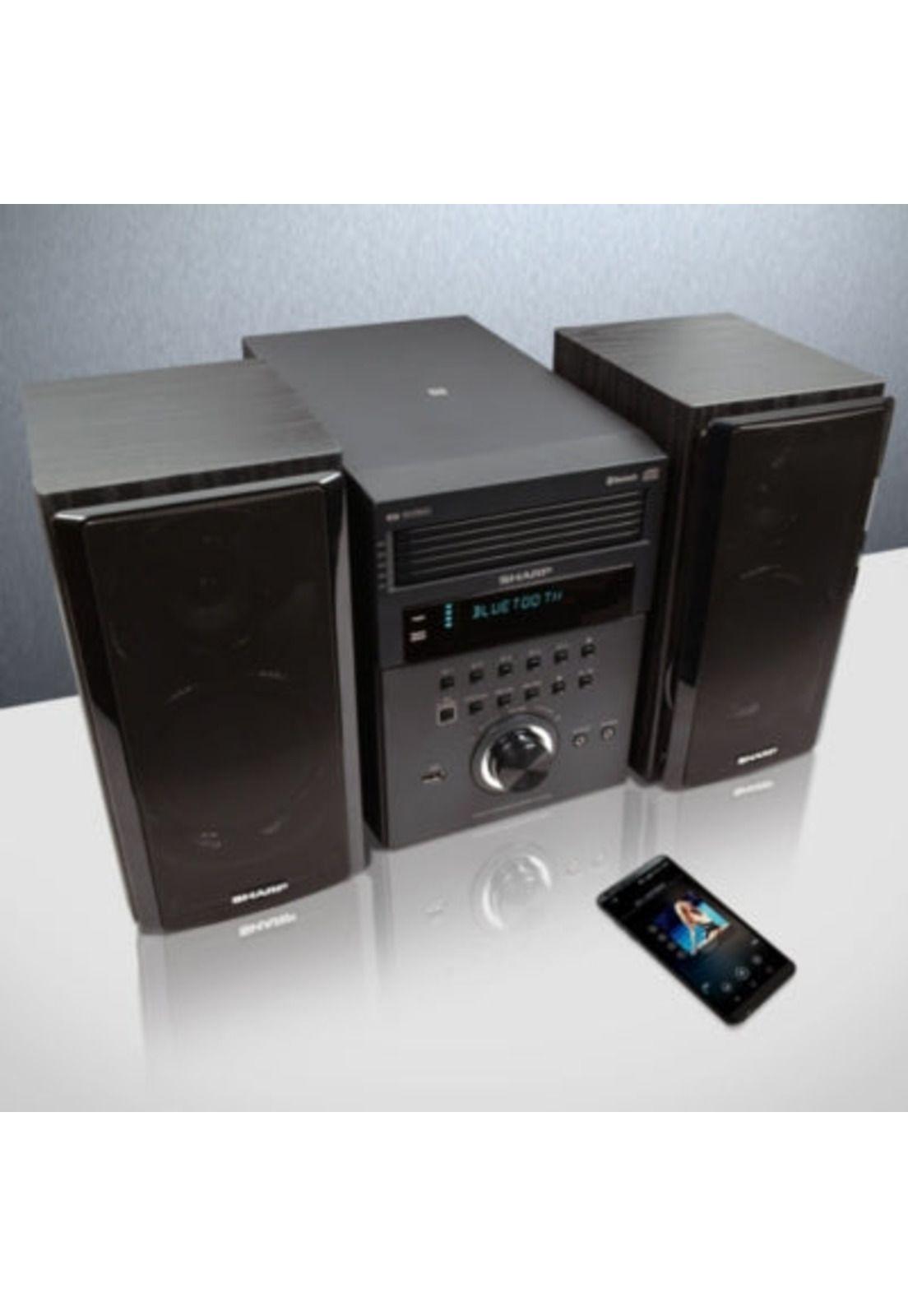 Microcomponente Sharp CD Player 5 Disco USB Bluetooth NFC AM/FM SH-XL-BH250-2