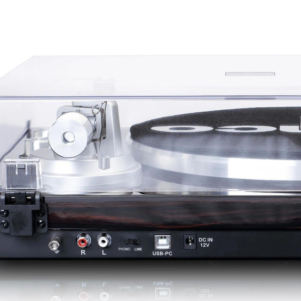 Tornamesa Lenco LBT-188WA Nogal Bluetooth - USB-5