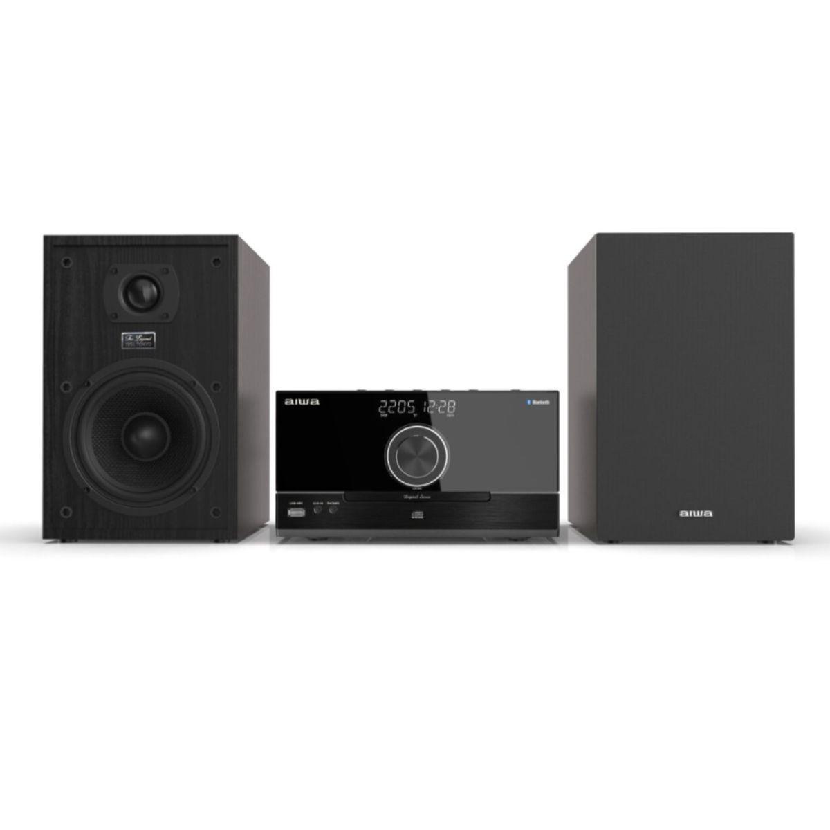Microcomponente Aiwa CD-Player Bluetooth Radio FM USB MSBTU-600-4