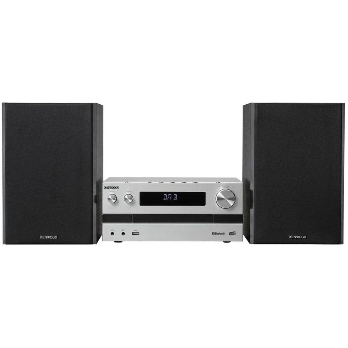 Microcomponente Hi-Fi Kenwood M-918DAB Silver CD Player FM Bluetooth-1