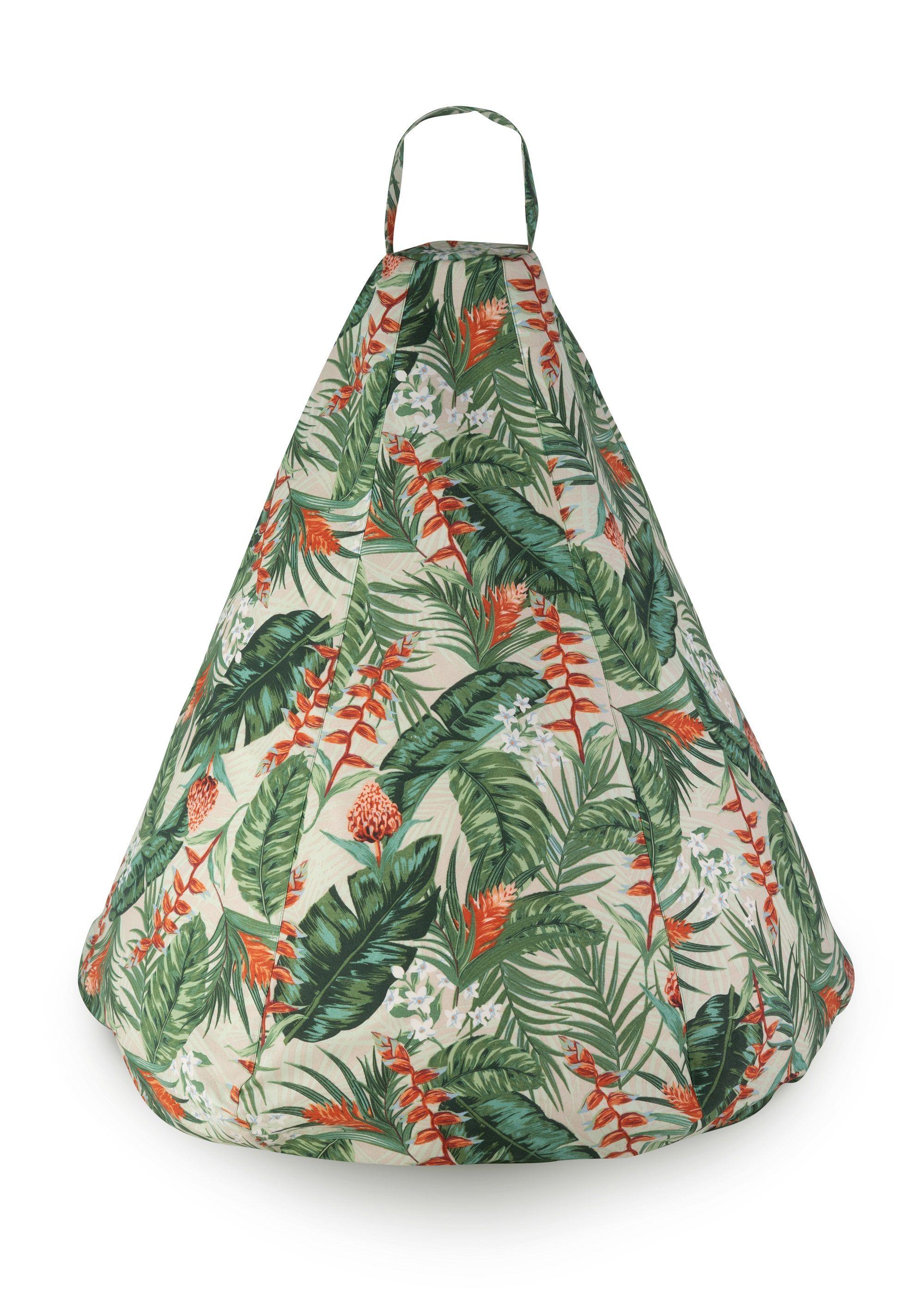 Pouf Pera Rellena De Poliestireno Tropical Antimanchas Indoor/Outdoor-0