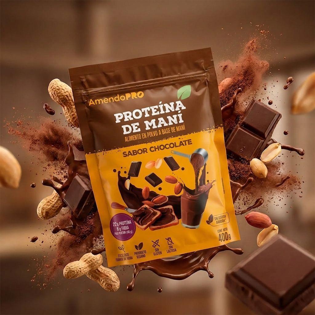 Proteína de maní sabor chocolate 400g-4