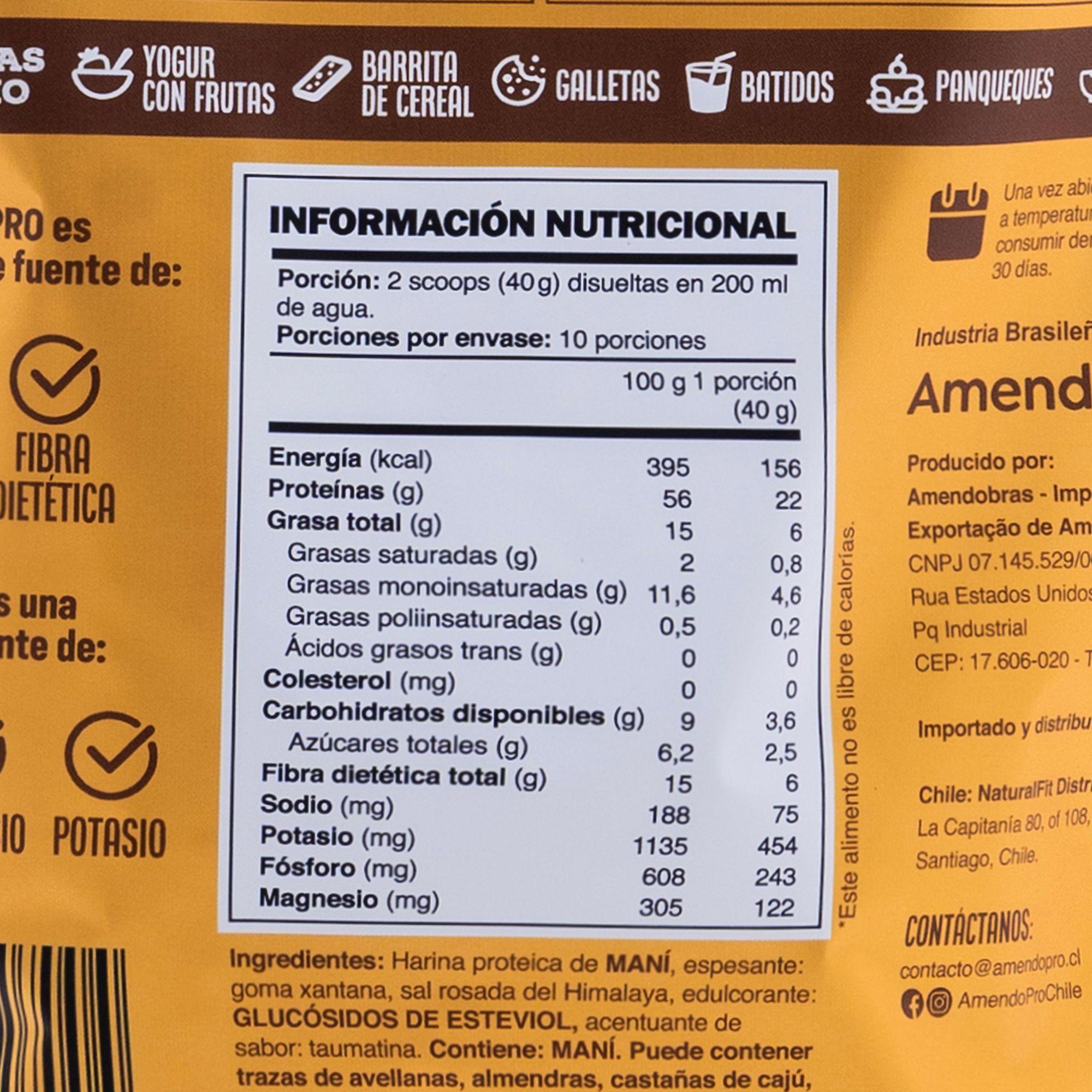 Proteína de Maní Sabor Clásico Maní 400g-2