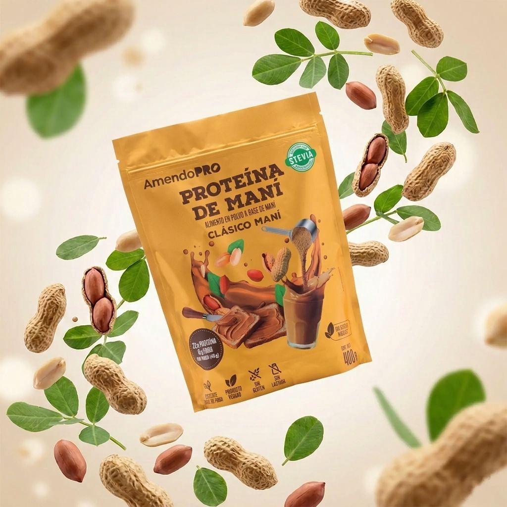 Proteína de Maní Sabor Clásico Maní 400g-4