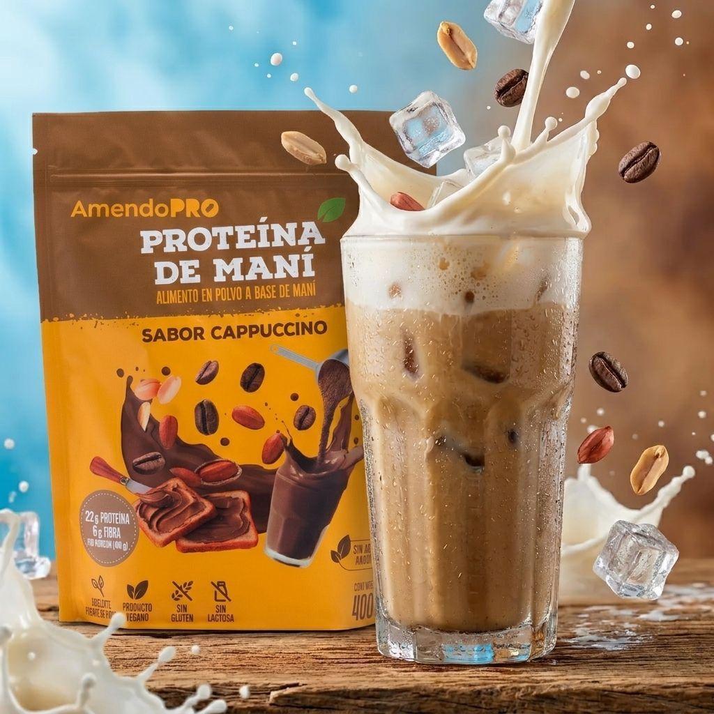 Proteína de maní sabor cappuccino 400g-5