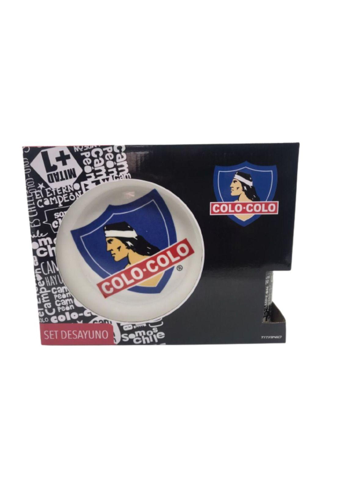 Set Desayuno De Ceramica Plato Mug Y Bowl Colo Colo-0