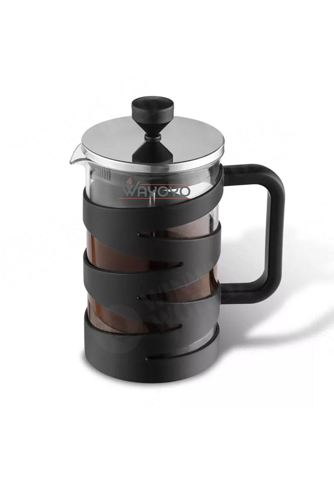 Cafetera Prensa Francesa Émbolo Acero Inoxidable 600ml-2