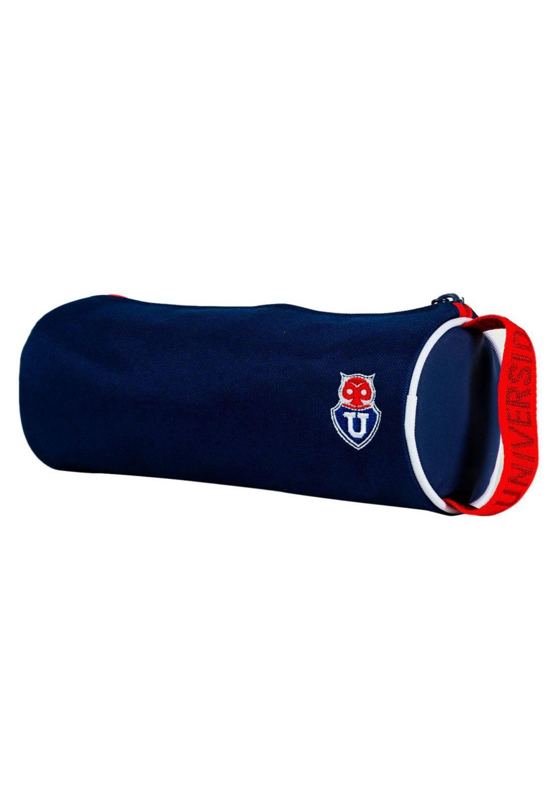 Estuche Escolar U. De Chile Moose Azul y Rojo-0