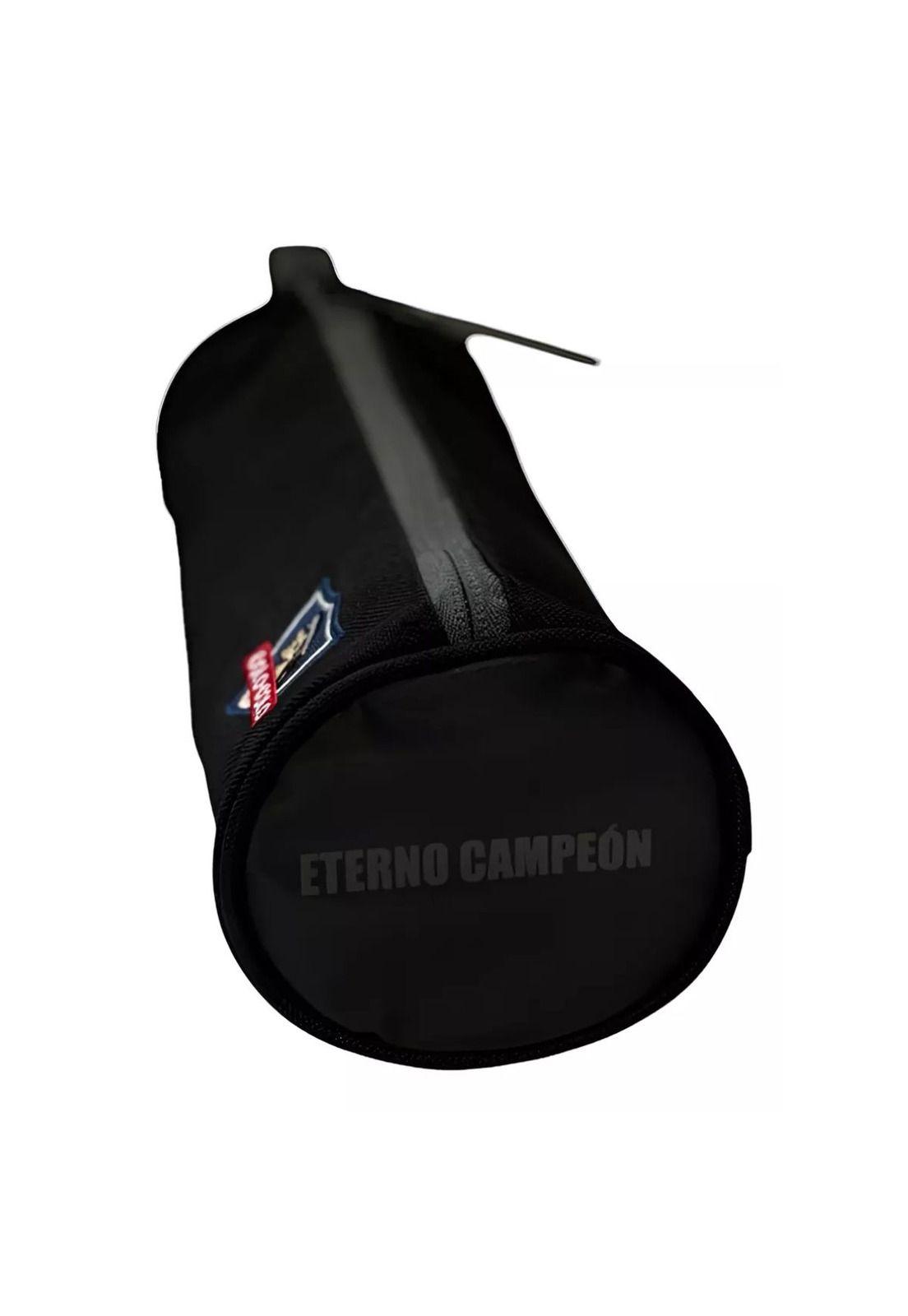 Estuche Escolar Colo Colo Moose Negro y Gris-1