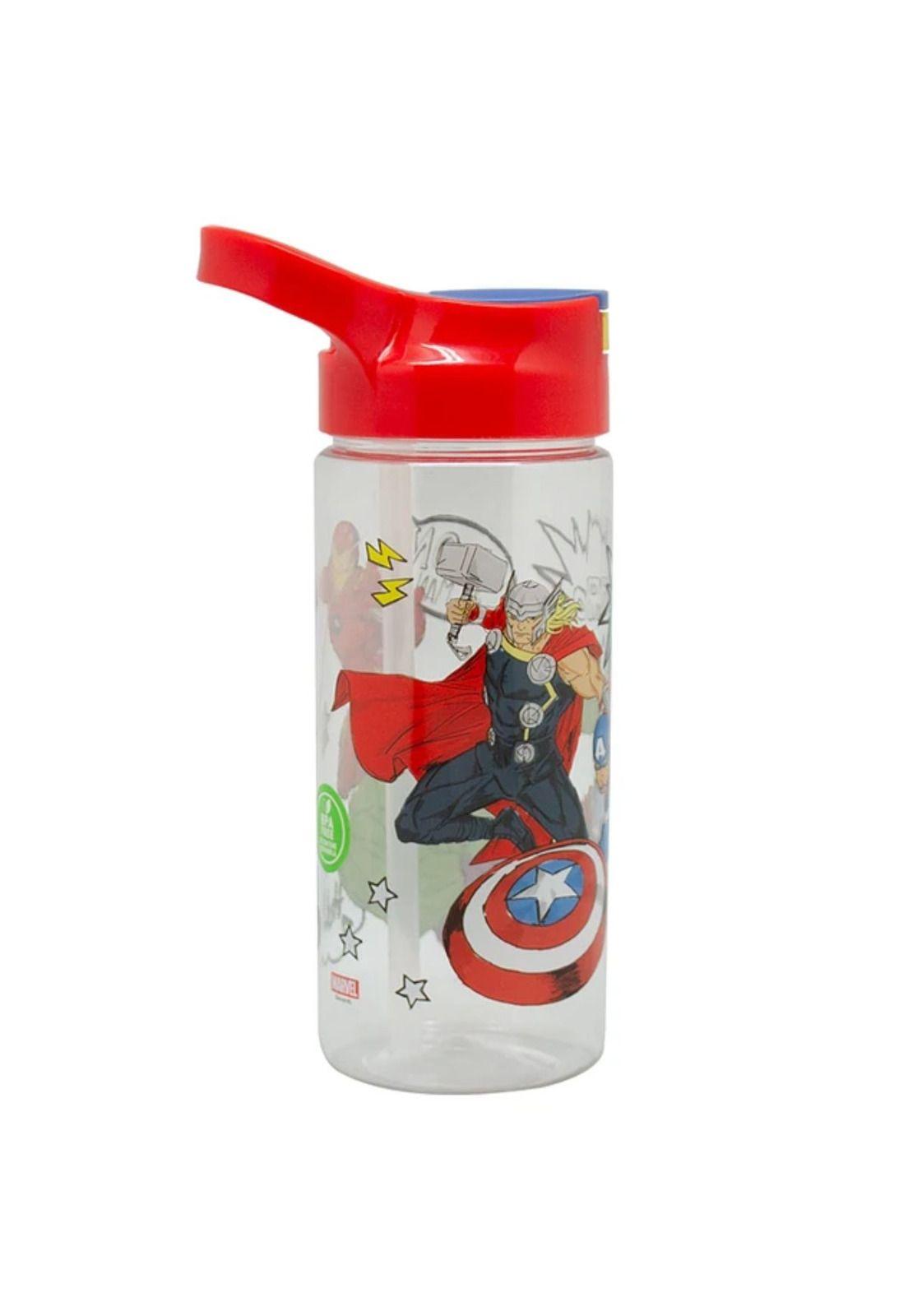 Botella Con Bombilla Para Niños 400ml Los Vengadores-1