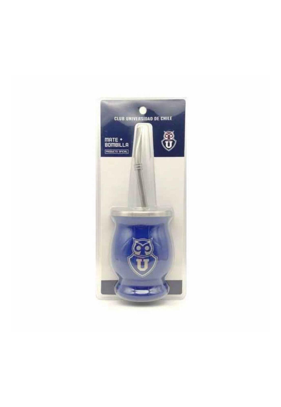 Mug Matero con Bombilla Clásico U de Chile 200ml-1