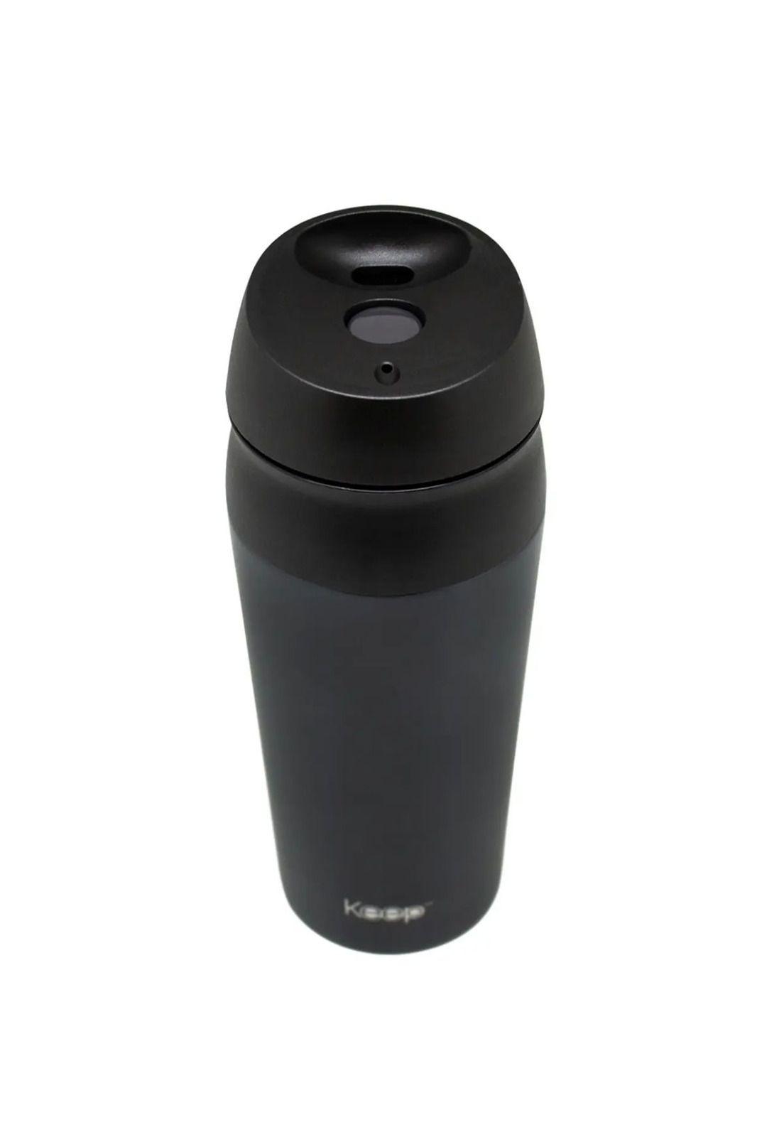 Vaso Mug Térmico Botón Keep 450ml Negro-1