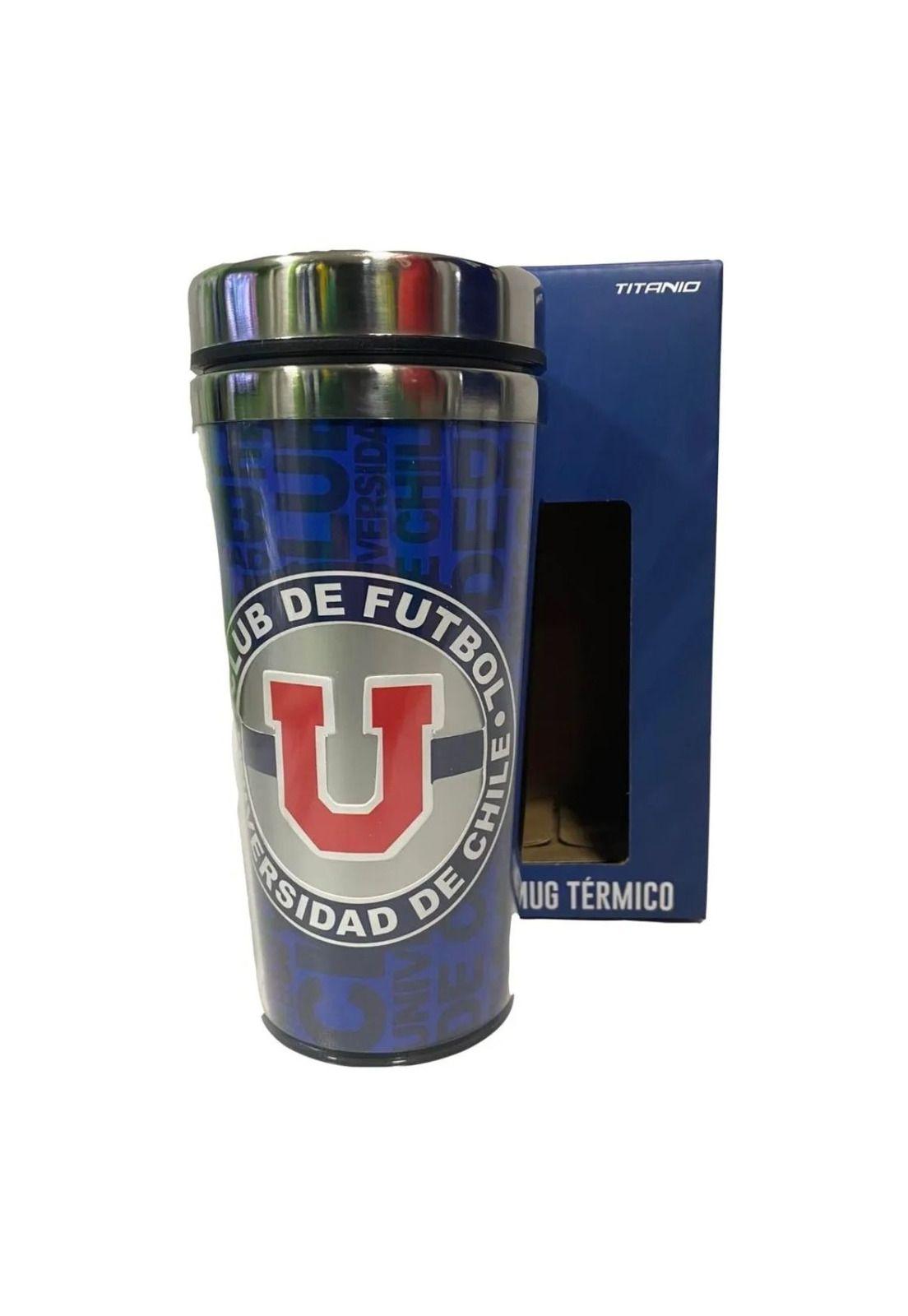 Vaso Mug Térmico Antiderrame U de Chile 450ml-0