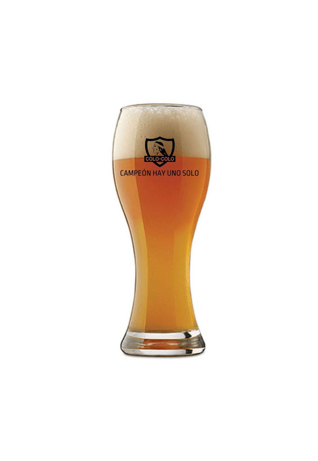 Set 4 Vasos Cerveceros Colo Colo Colección para Bar Asado-2