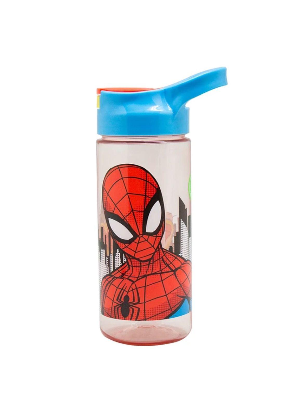 Botella Con Bombilla Para Niños 400ml Spiderman-1
