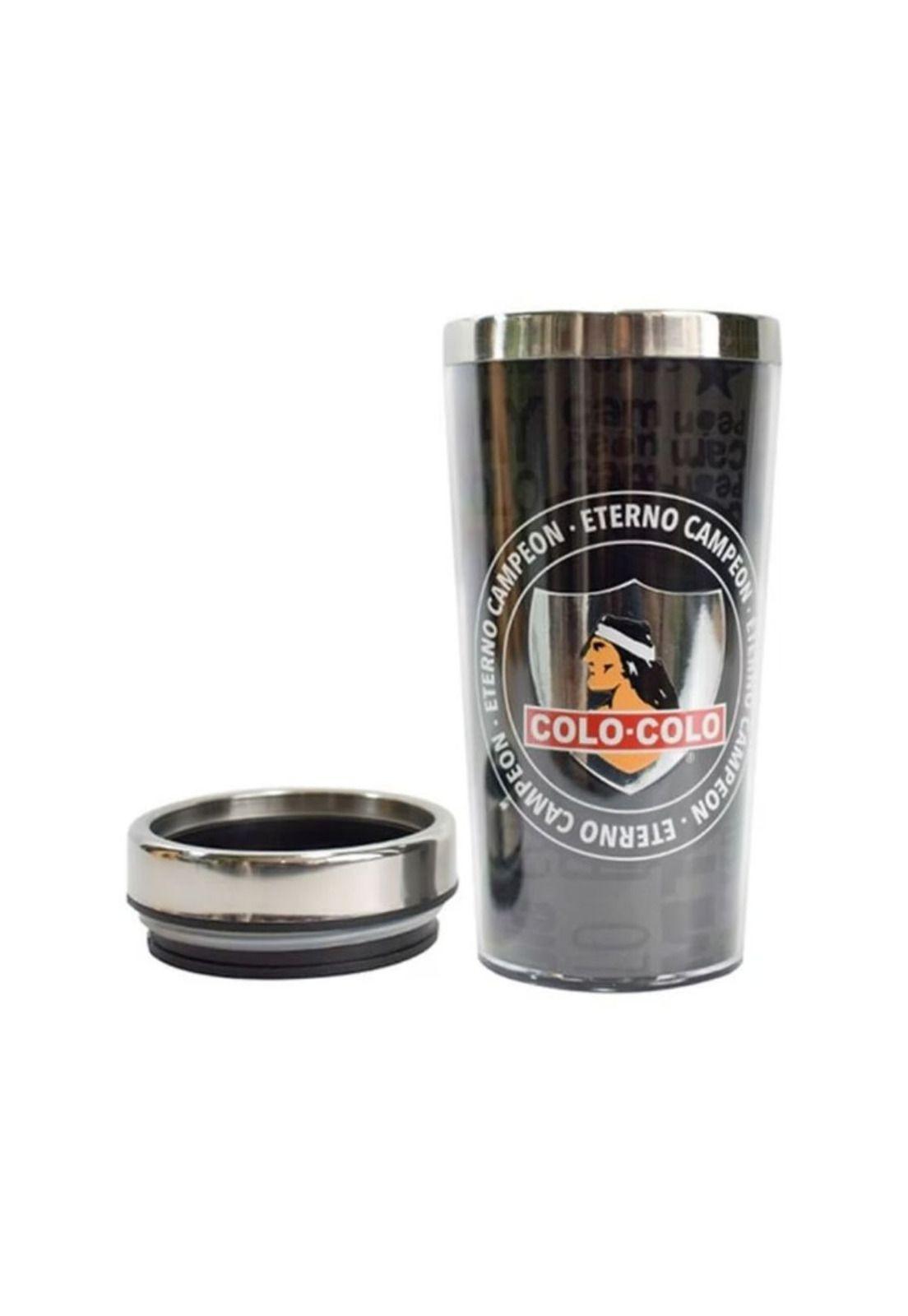 Vaso Térmico Mug Plateado Colo Colo 400ml-3