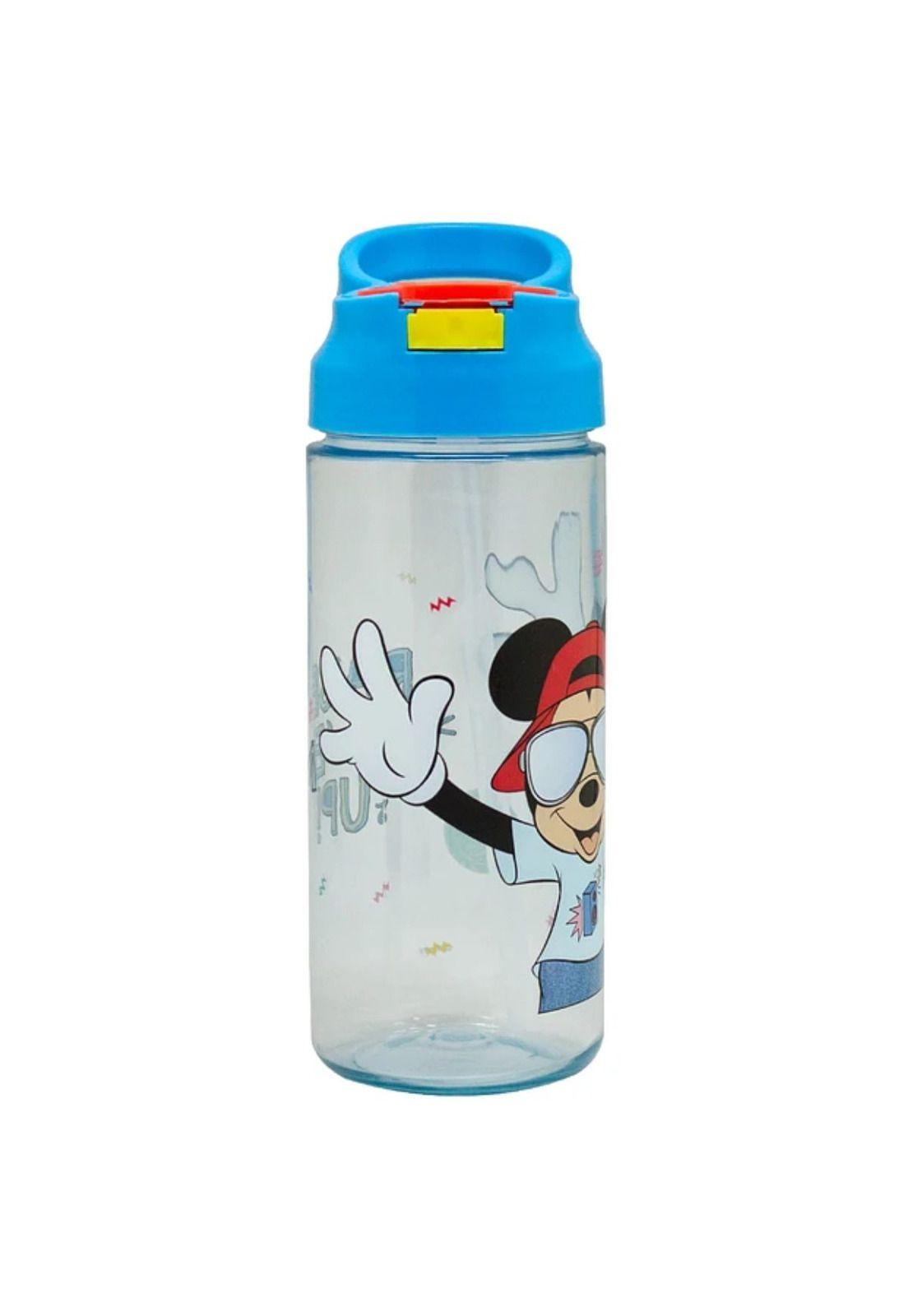 Botella Con Bombilla Para Niños 400ml Mickey-0