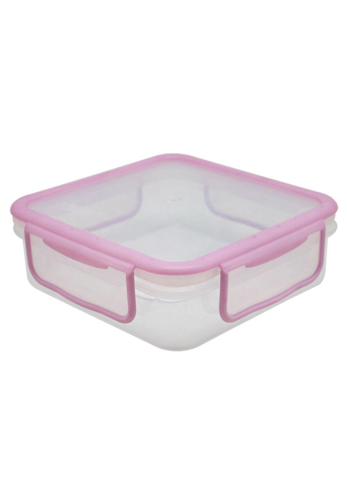 Hermético Plástico Cuadrado 600ml Keep Lila-0